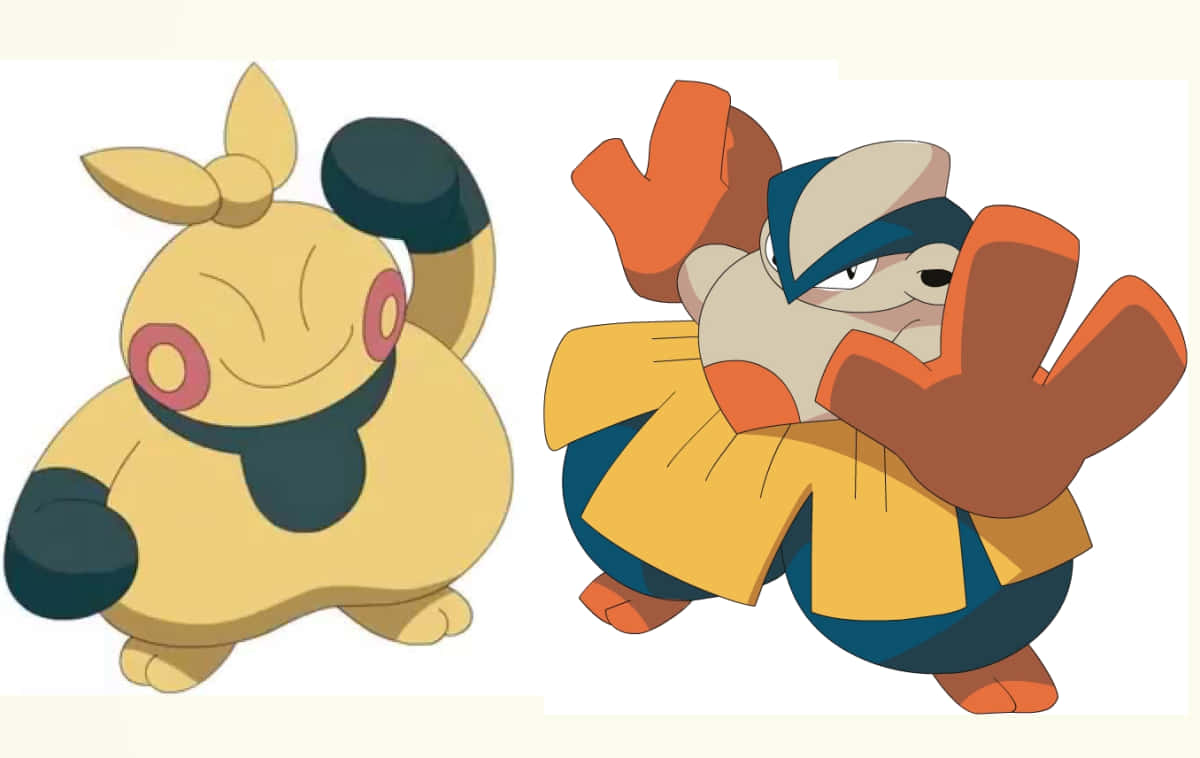 Hariyama And Makuhita Background