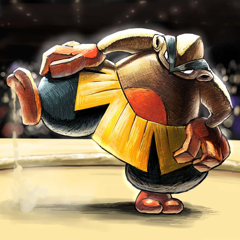 Hariyama Pacing Background