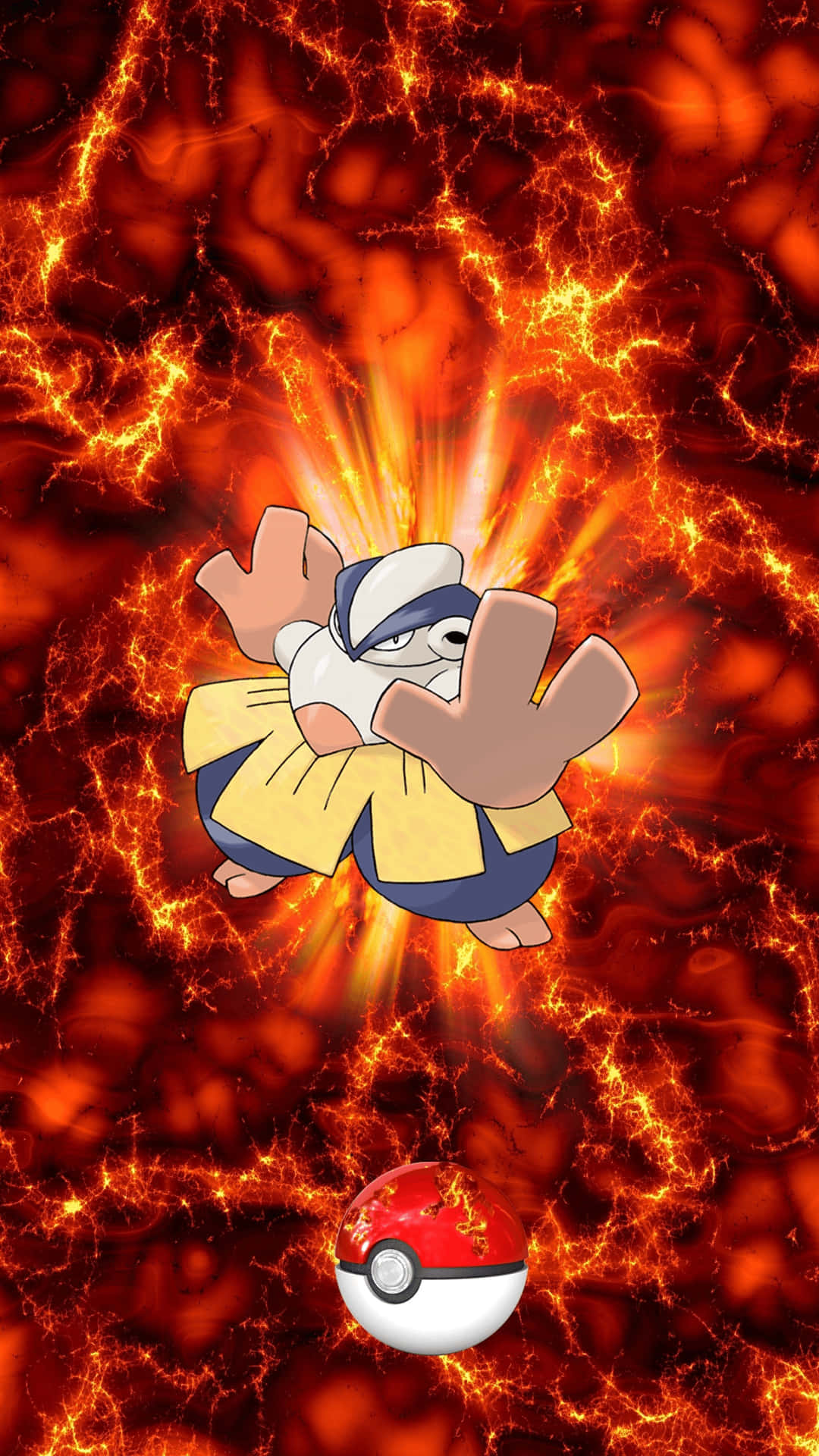 Hariyama Phone Background Background