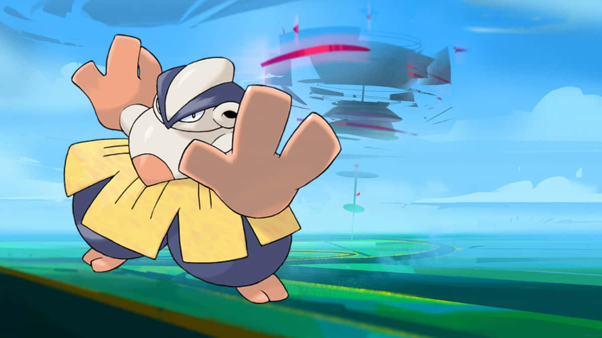 Hariyama Pokémon Go Poster Background