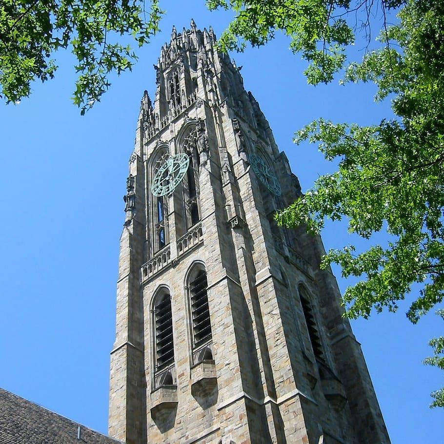 Harkness Tower At Yale University Background