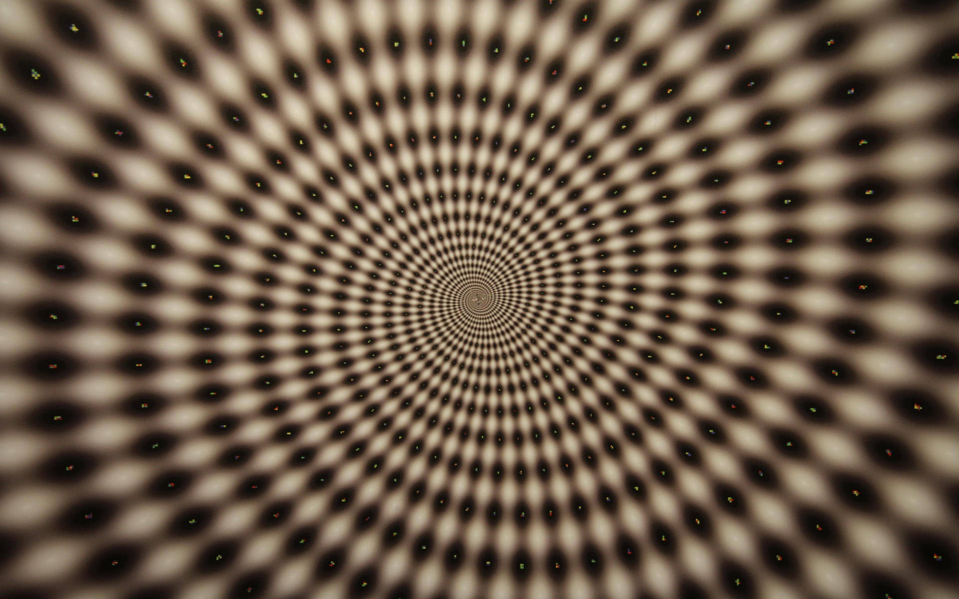 Harlequin Spiral Illusion Art Background