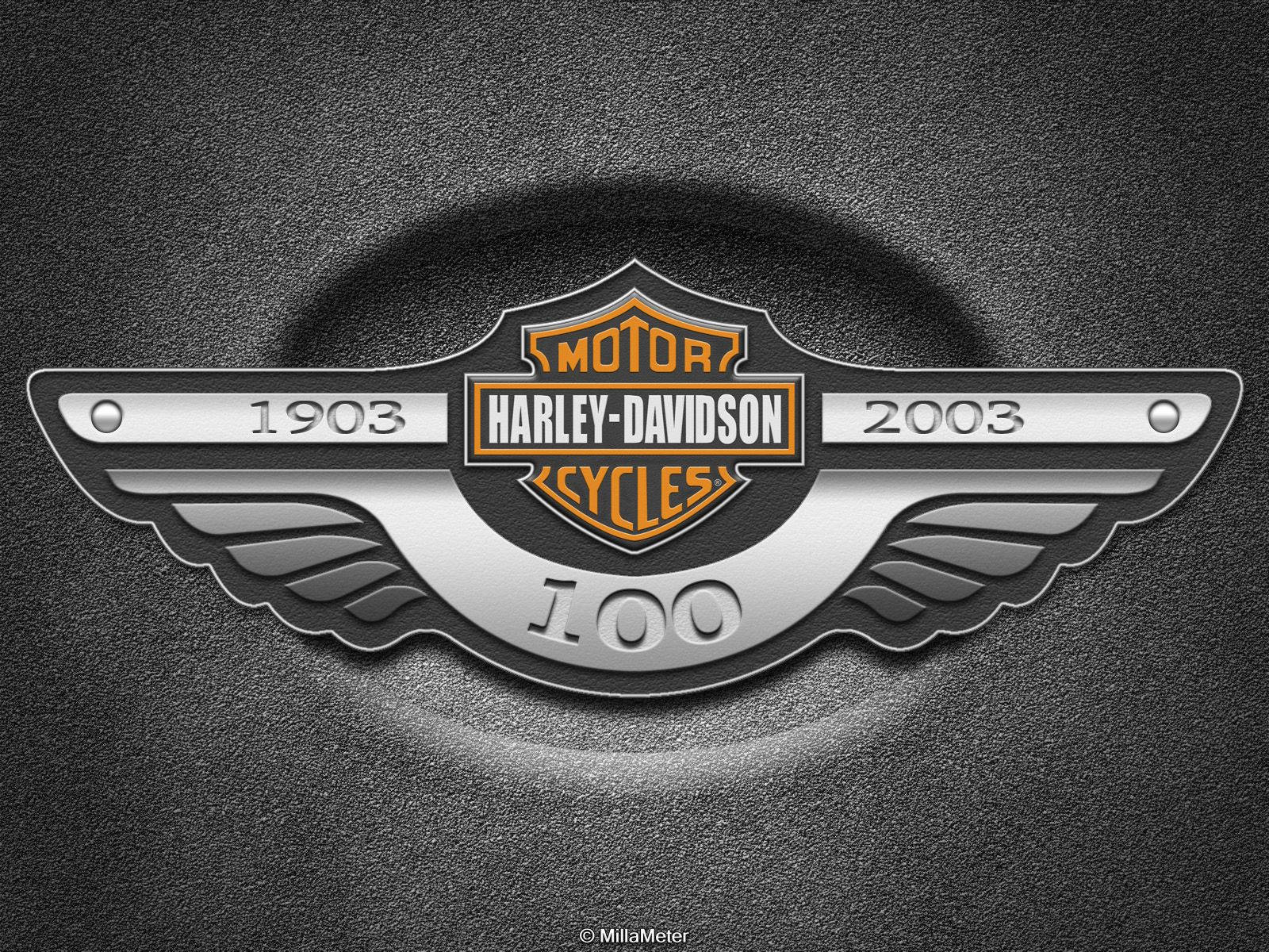 Harley Davidson Emblem Background