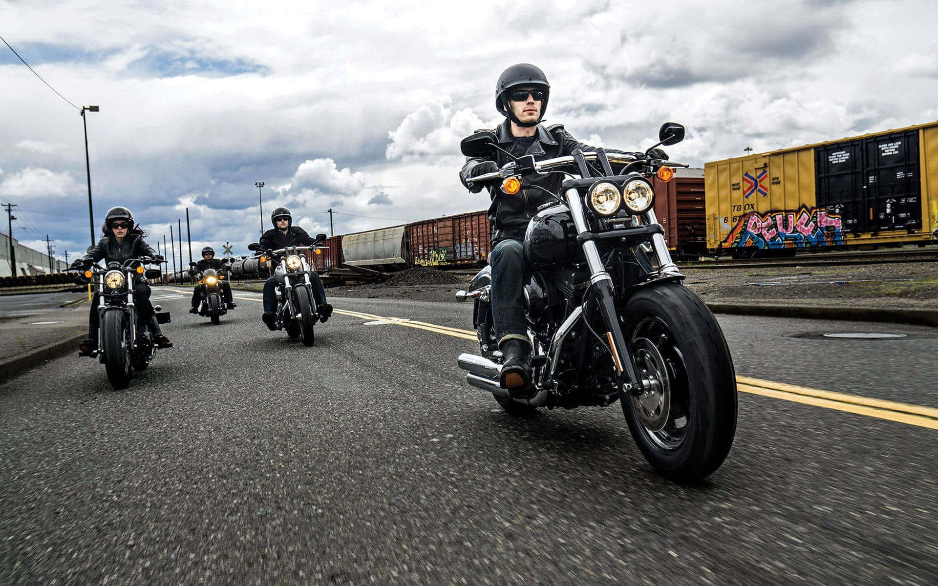 Harley Davidson Hd Riders Background