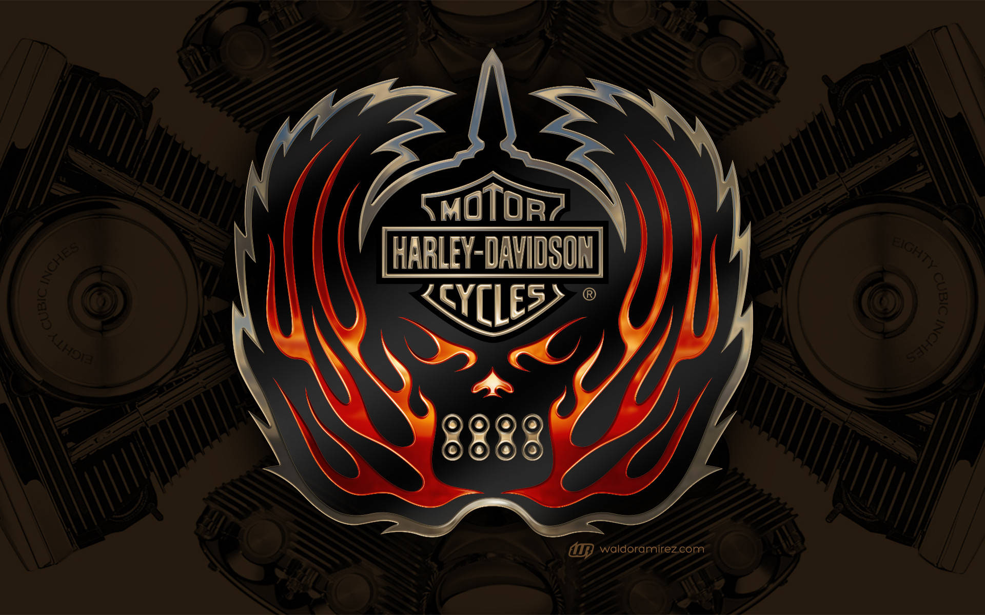 Harley Davidson Logo Blade