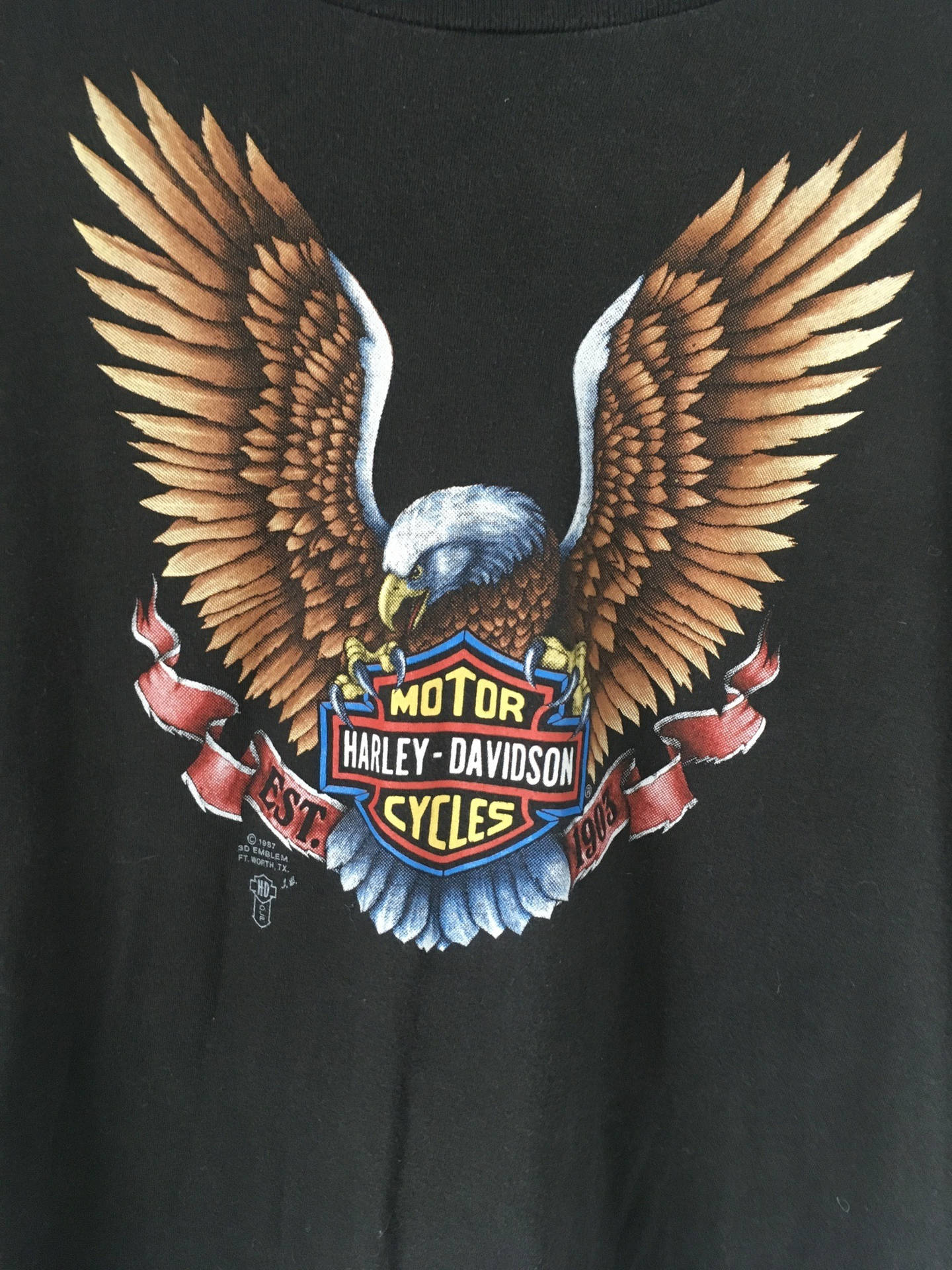Harley Davidson Logo Eagle Background