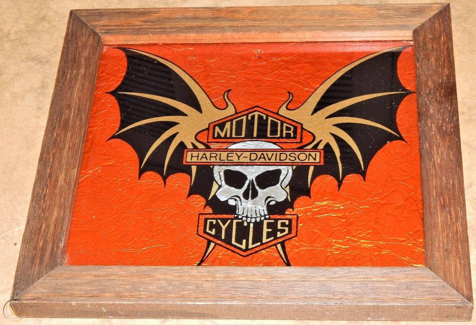 Harley Davidson Logo Painting