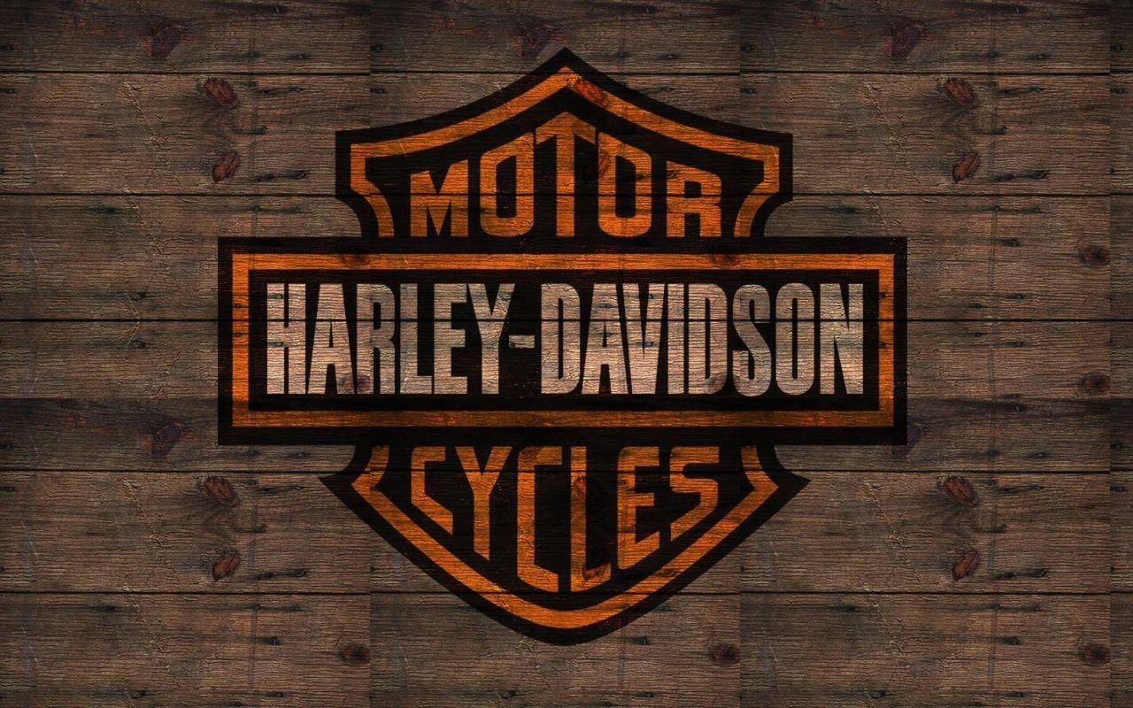 Harley Davidson Logo Rustic
