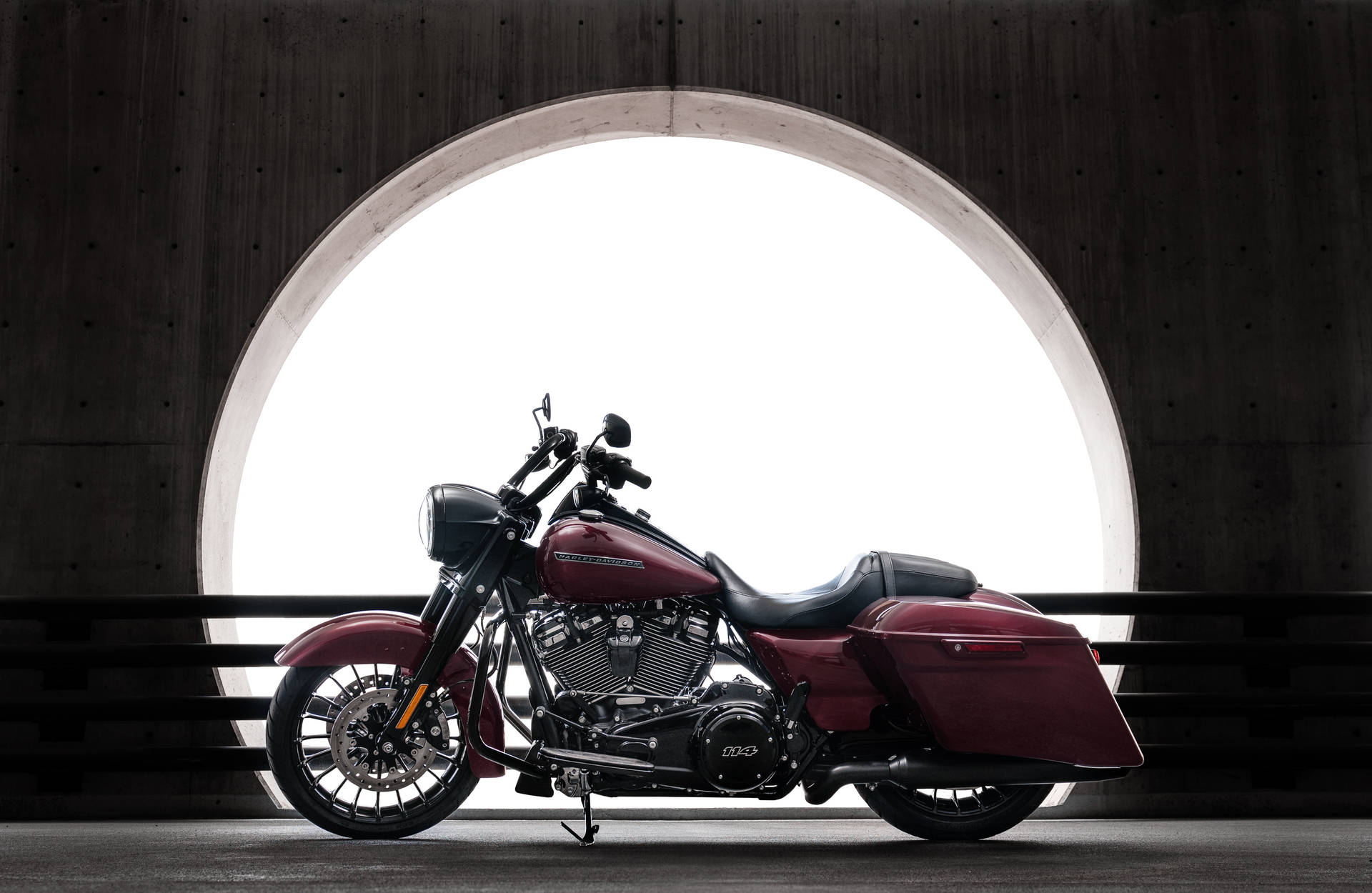 Harley Davidson Maroon Background
