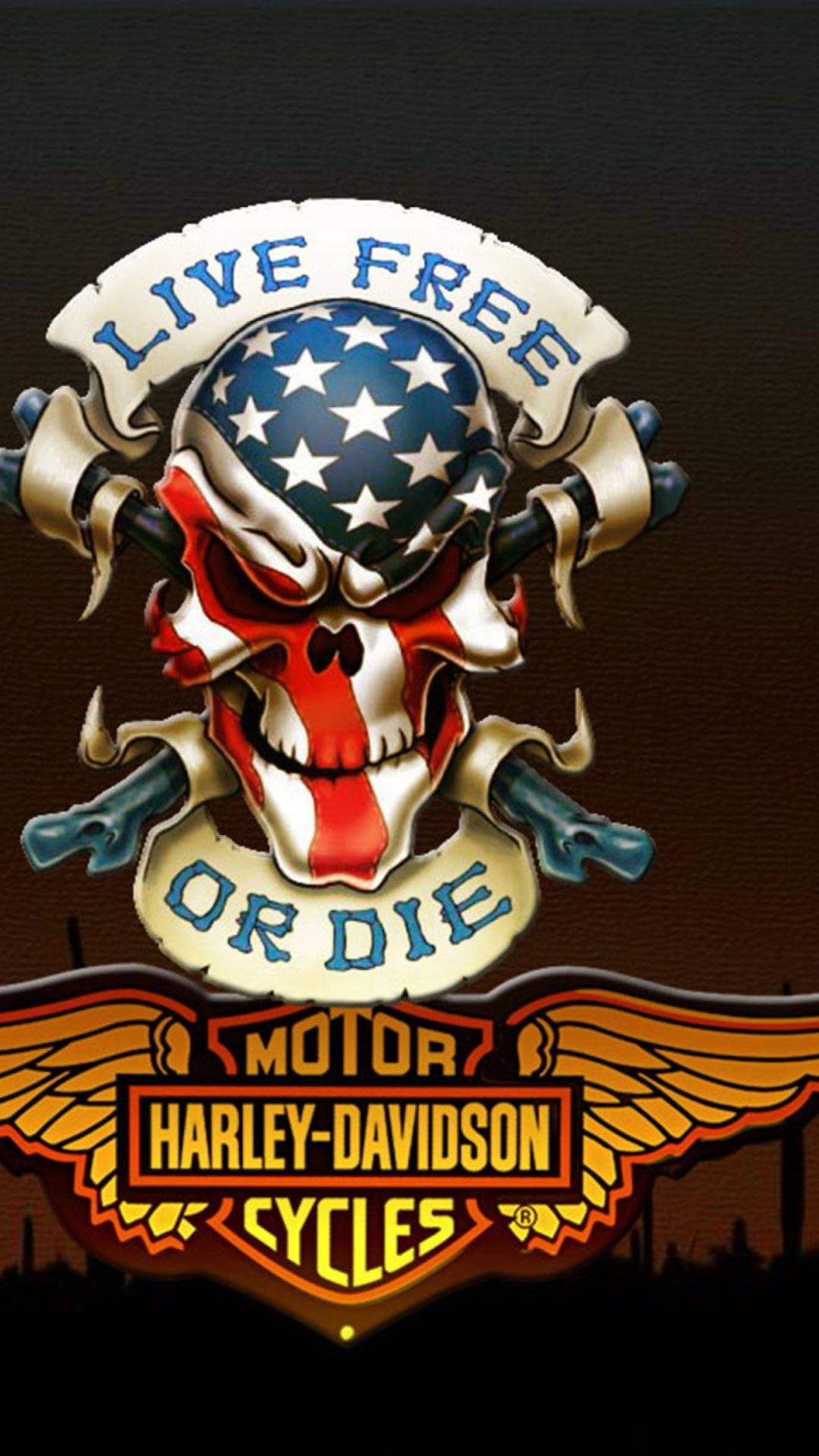 Harley Davidson Motorcycles Poster Background