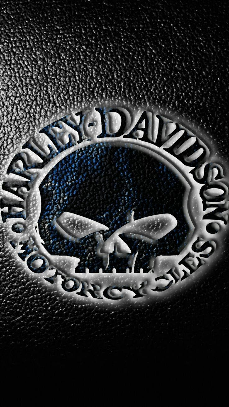 Harley Davidson Skull Logo Background