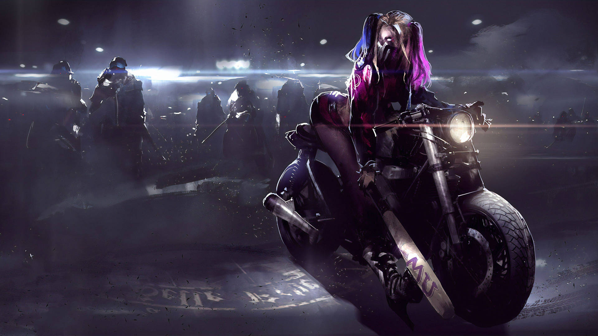 Harley Quinn 4k Bike