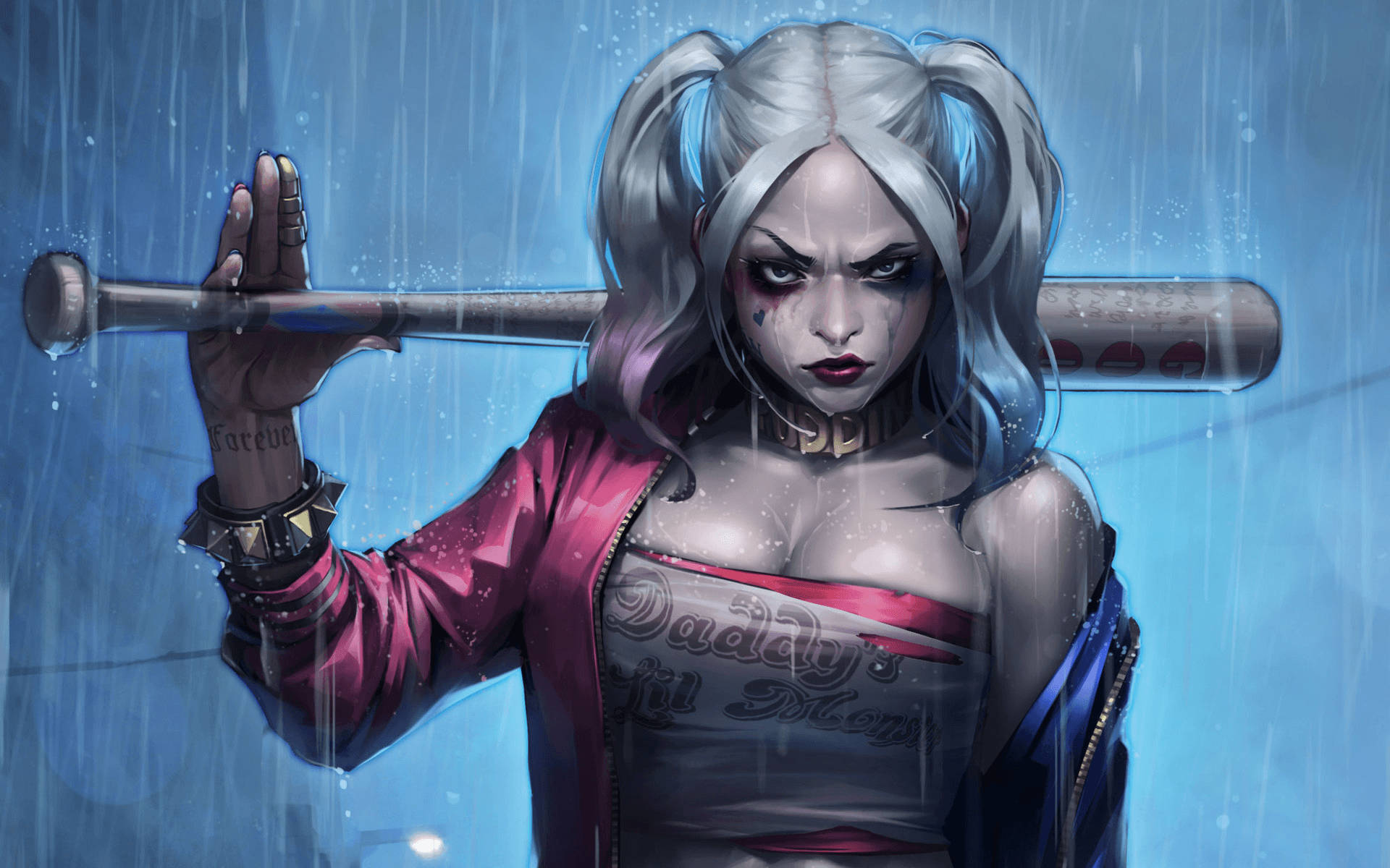 Harley Quinn Art Background