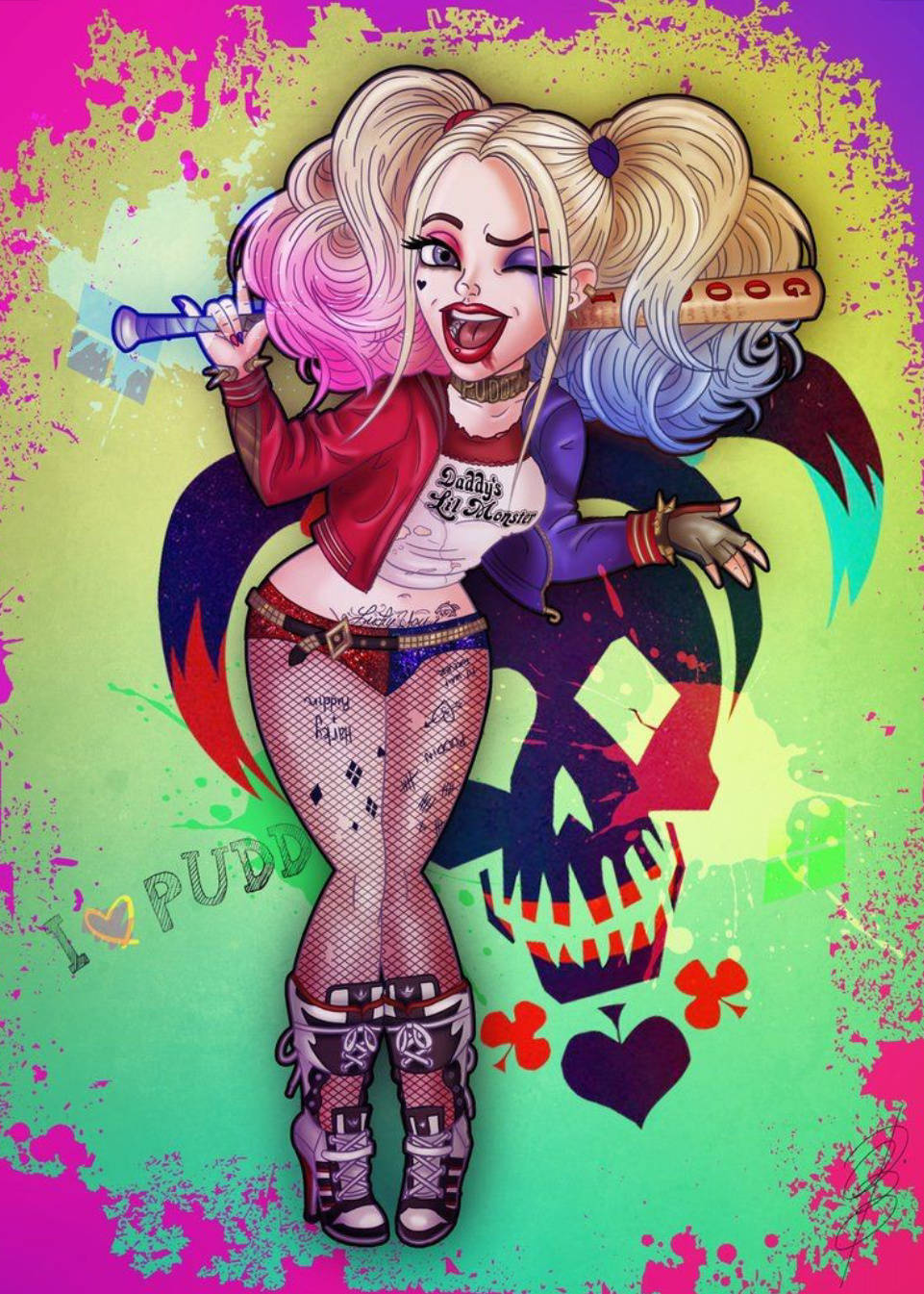 Harley Quinn From The Suicide Squad Background