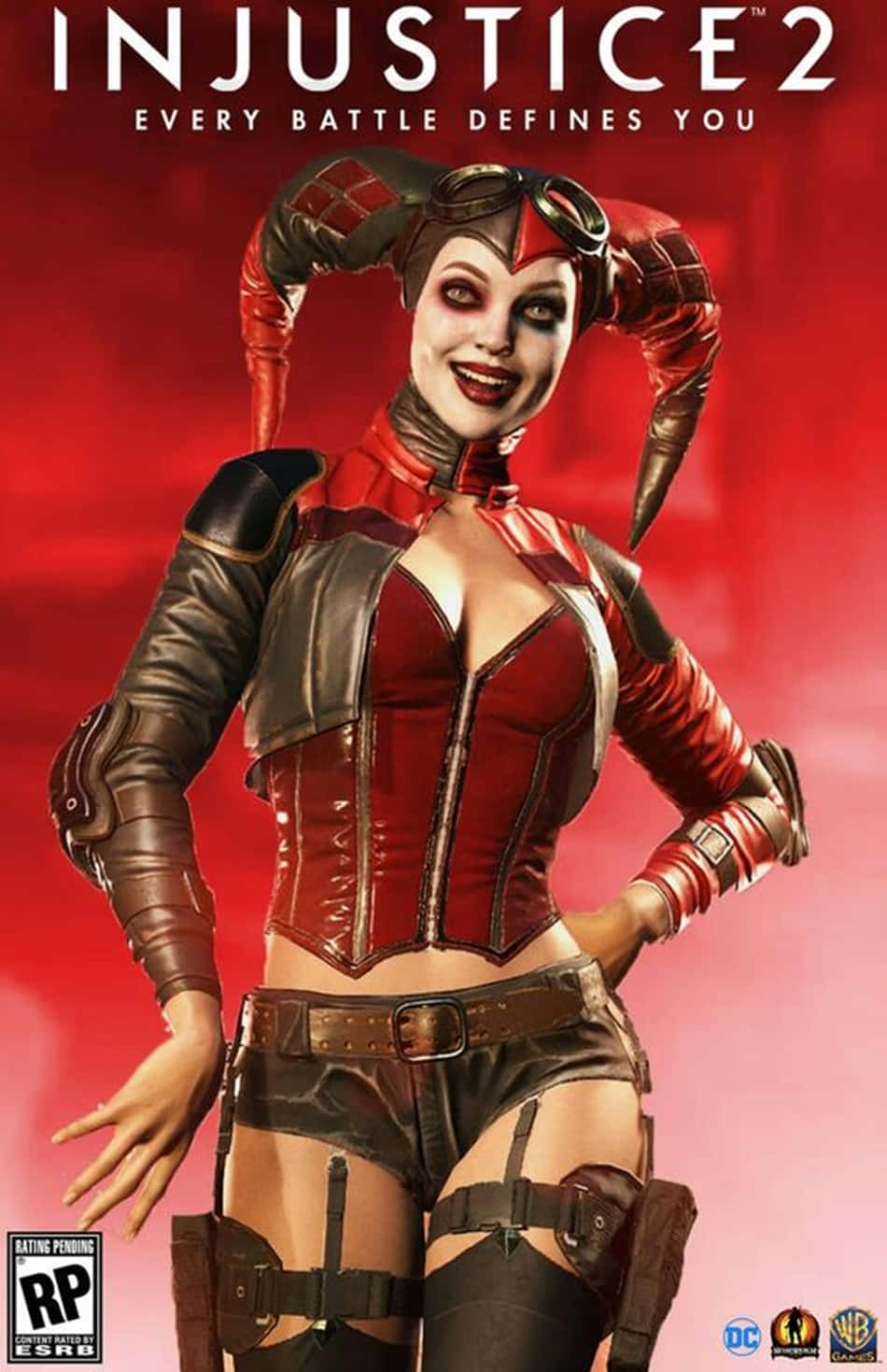 Harley Quinn Injustice 2 Game Poster Background