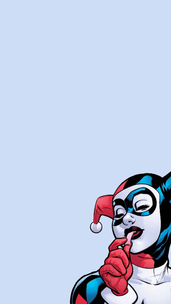 Harley Quinn Phone Gum Background
