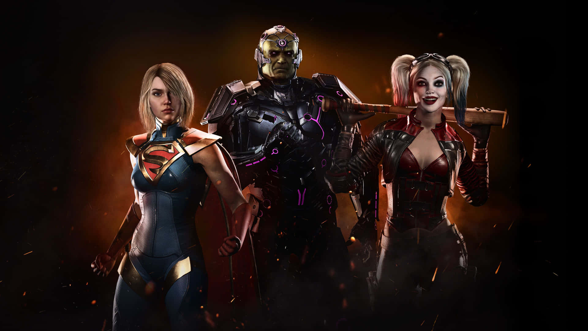 Harley Quinn Ready For Battle In Injustice 2 Background