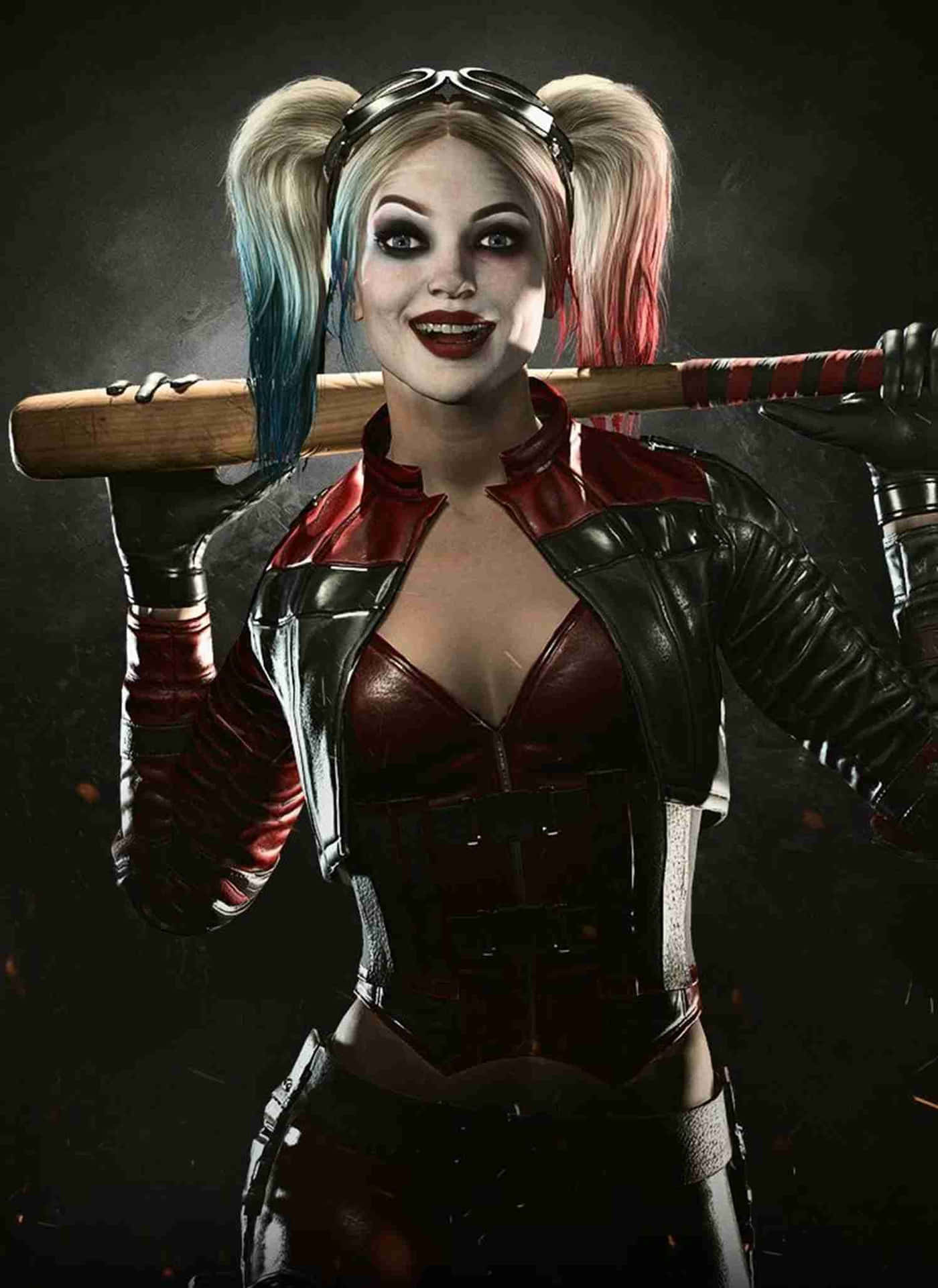 Harley Quinn Ready To Fight Injustice In Injustice 2 Background