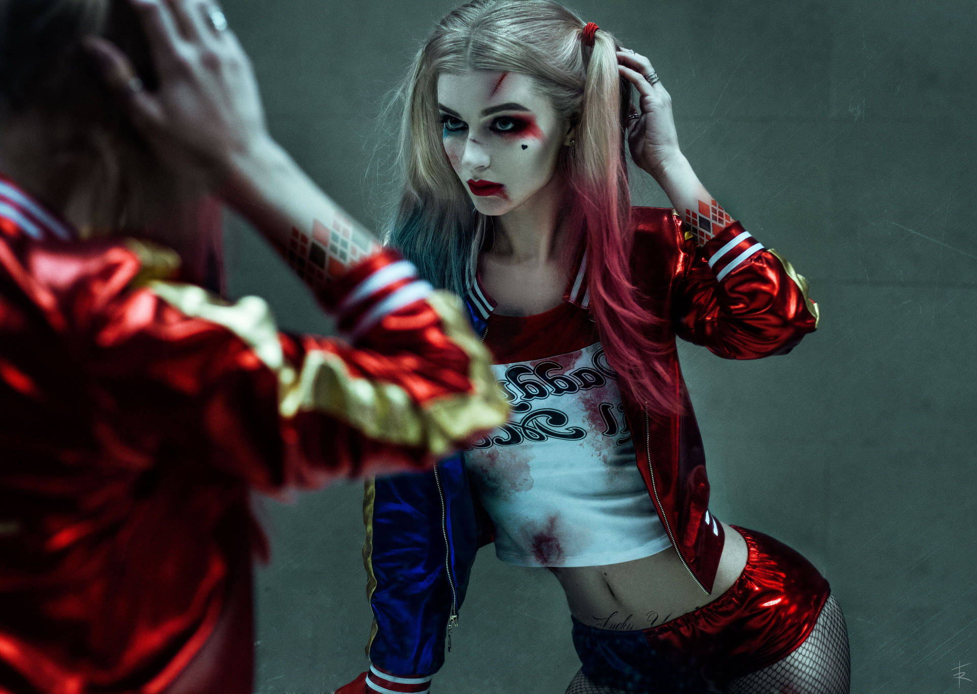 Harley Quinn Suicide Squad Cosplay Background