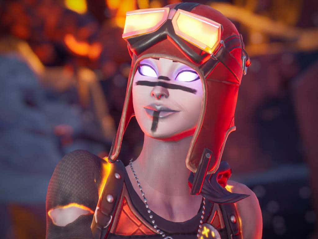 Harness The Fire Power Of Blaze In Fortnite Background