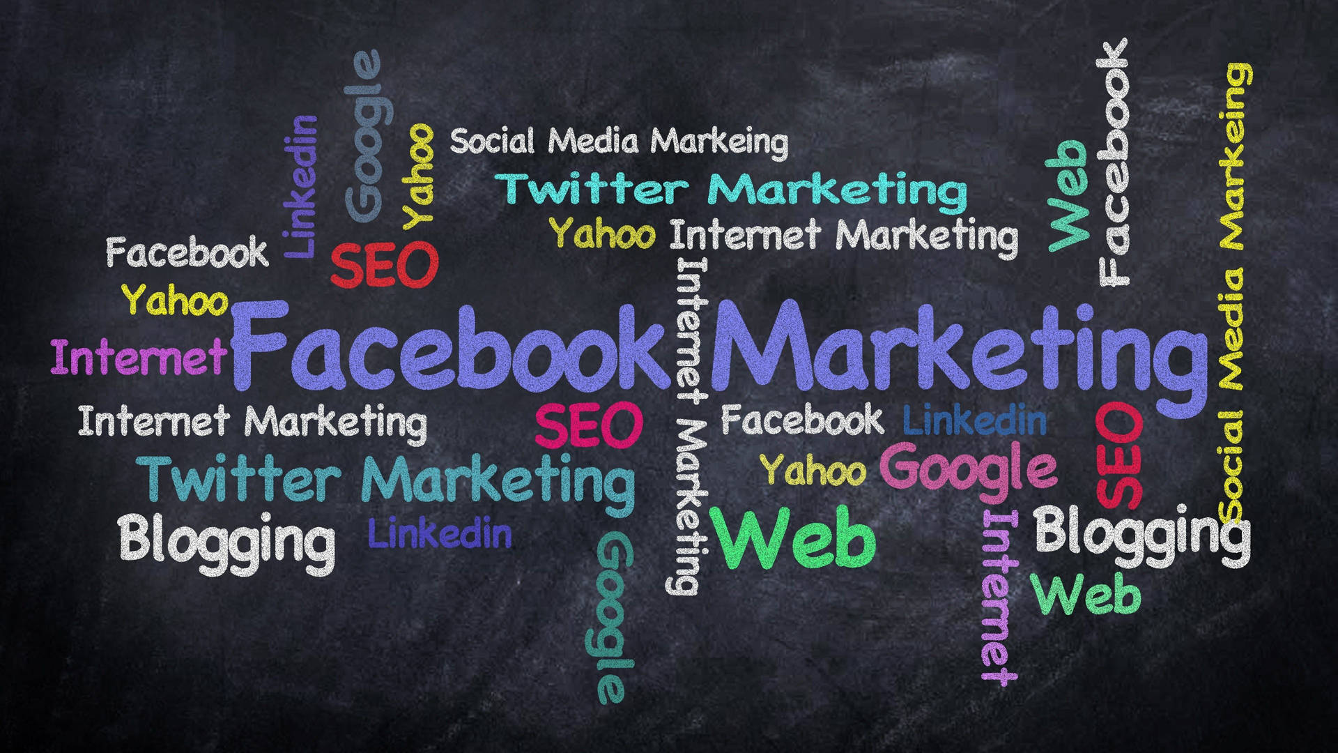 Harnessing The Power Of Social Network In Digital Marketing Background