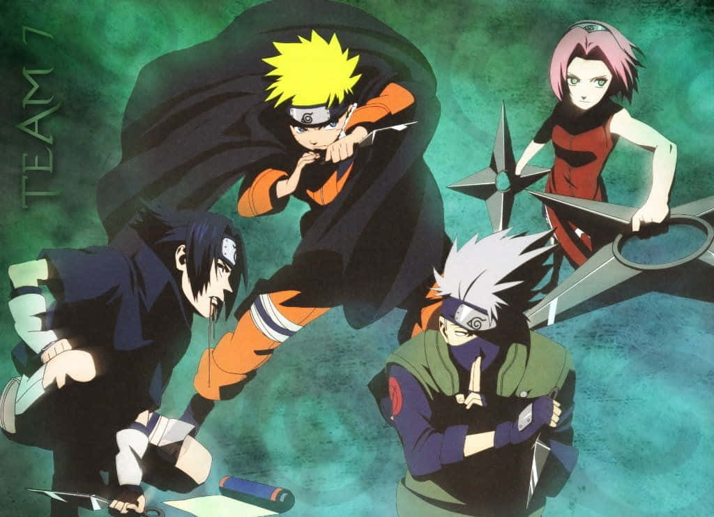 Harnessing The Power Of Team 7 Naruto Background