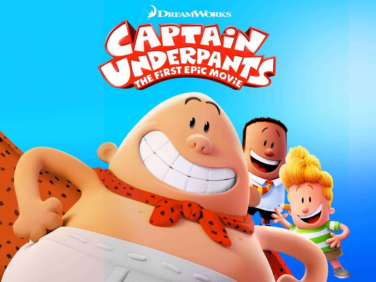 Harold Waving At Captain Underpants: The First Epic Movie Background
