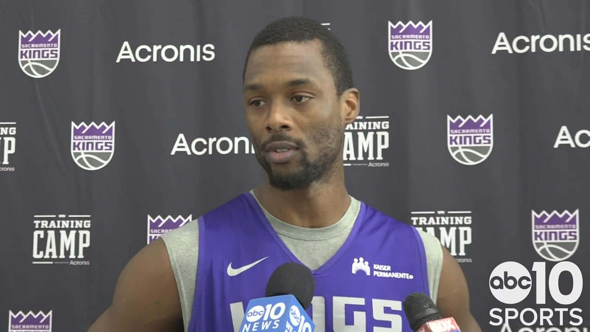 Harrison Barnes Post Game Interview Sacramento Kings Background
