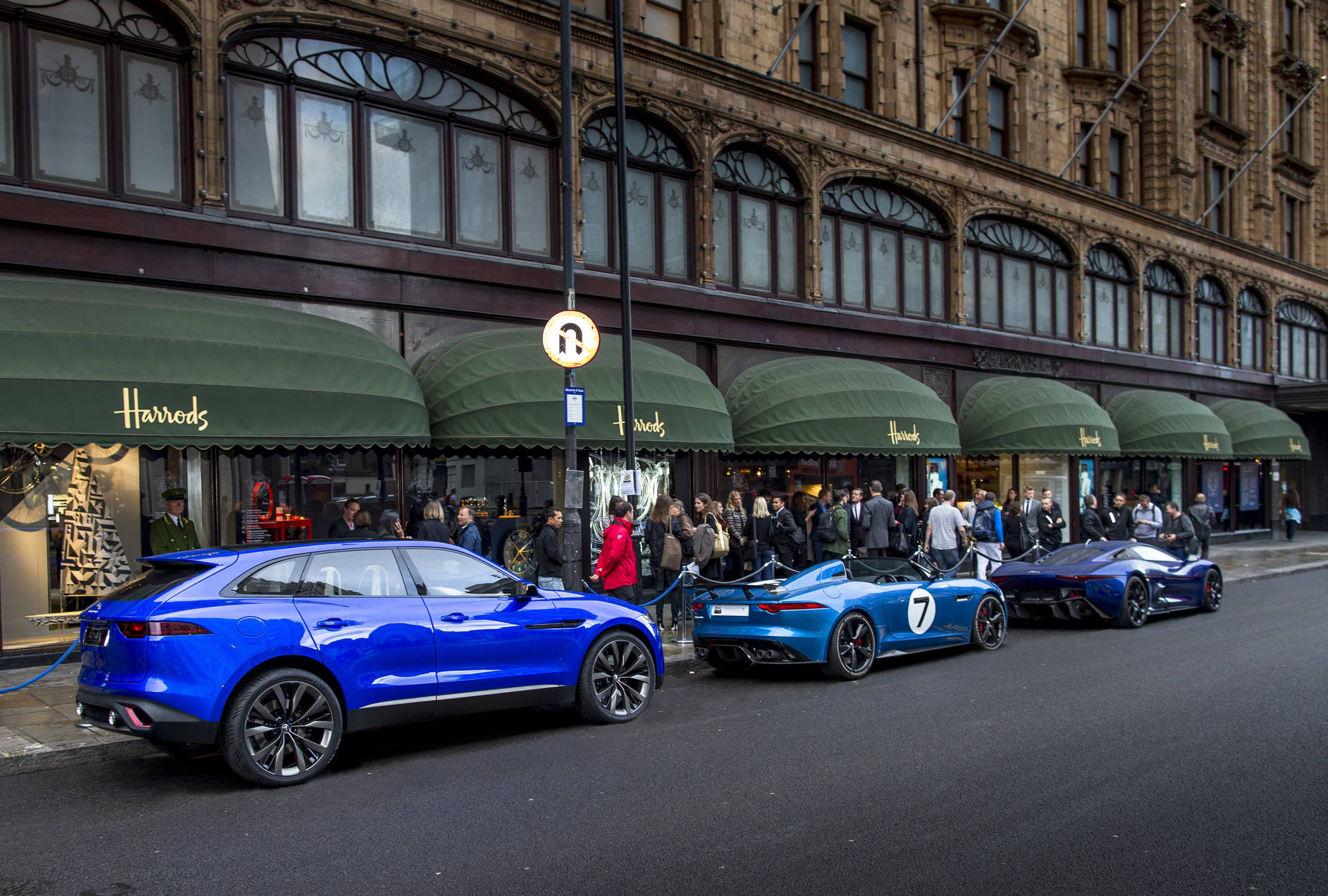 Harrods Parked Cars Background