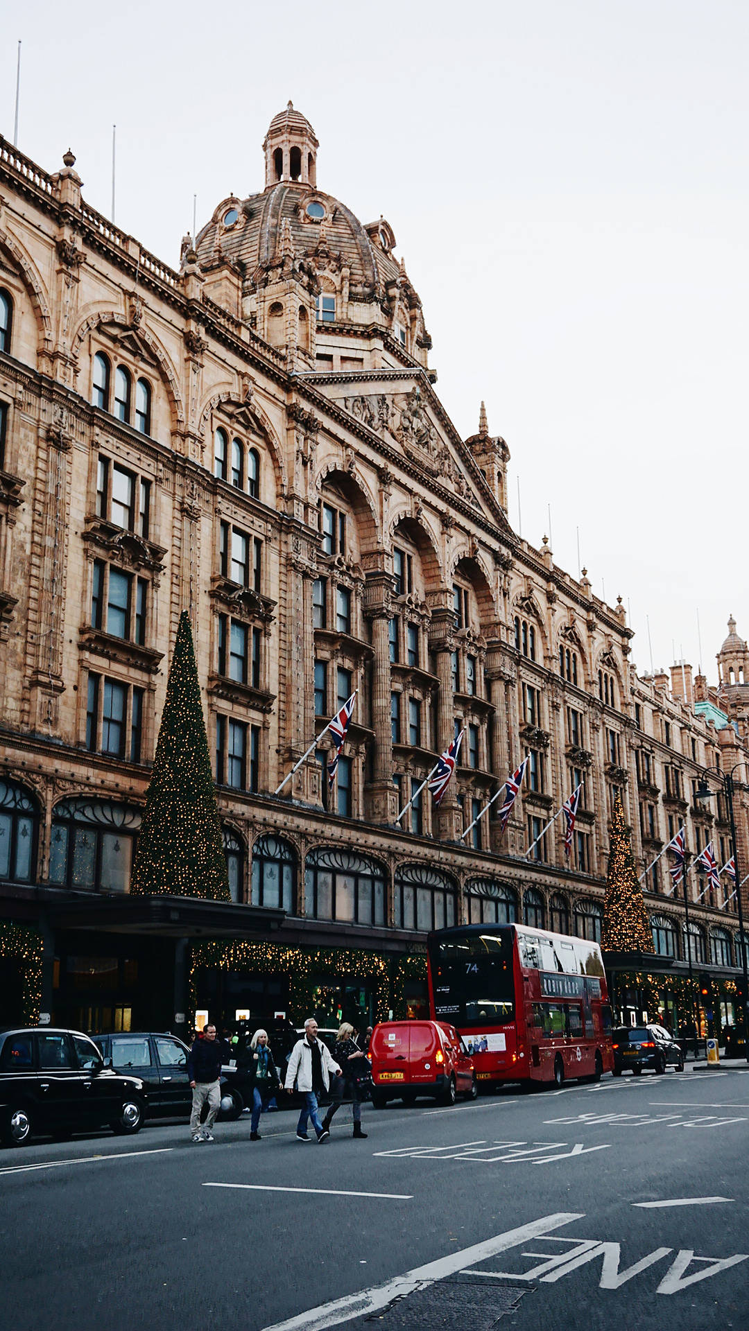 Harrods People Crossing Background