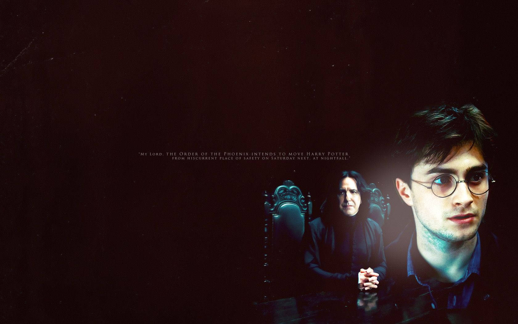 Harry And Snape Harry Potter Laptop Background