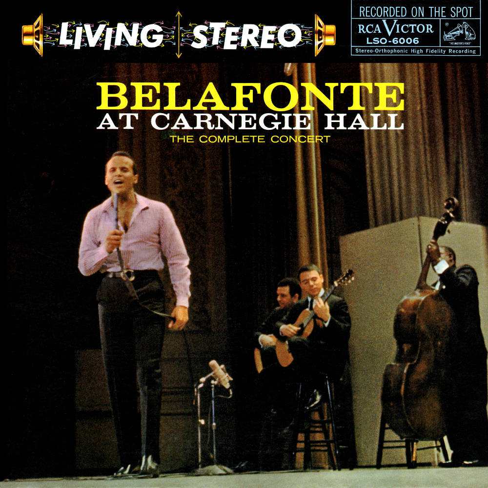 Harry Belafonte Singer Carnegie Hall Concert Background