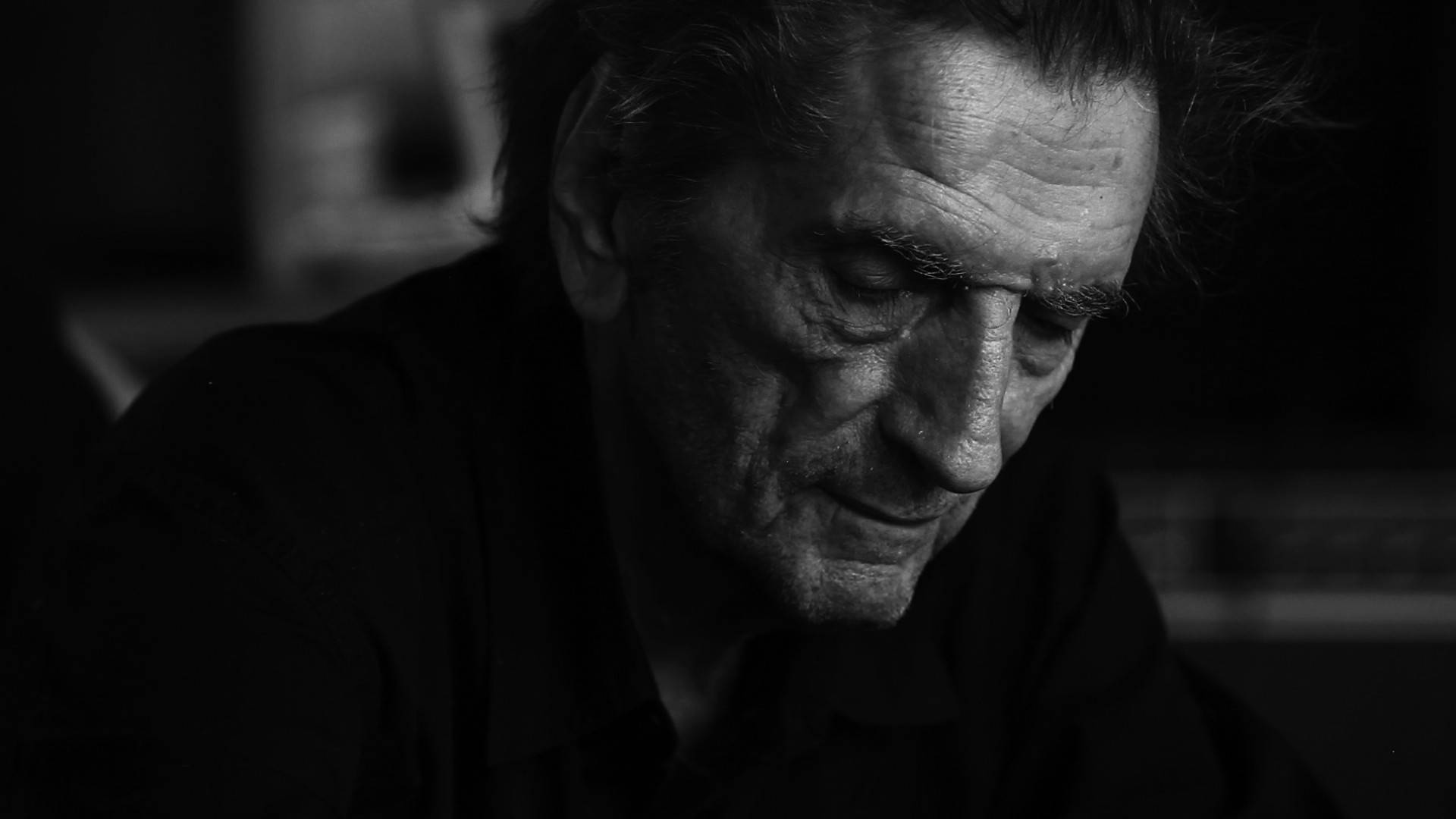 Harry Dean Stanton Black And White Photography