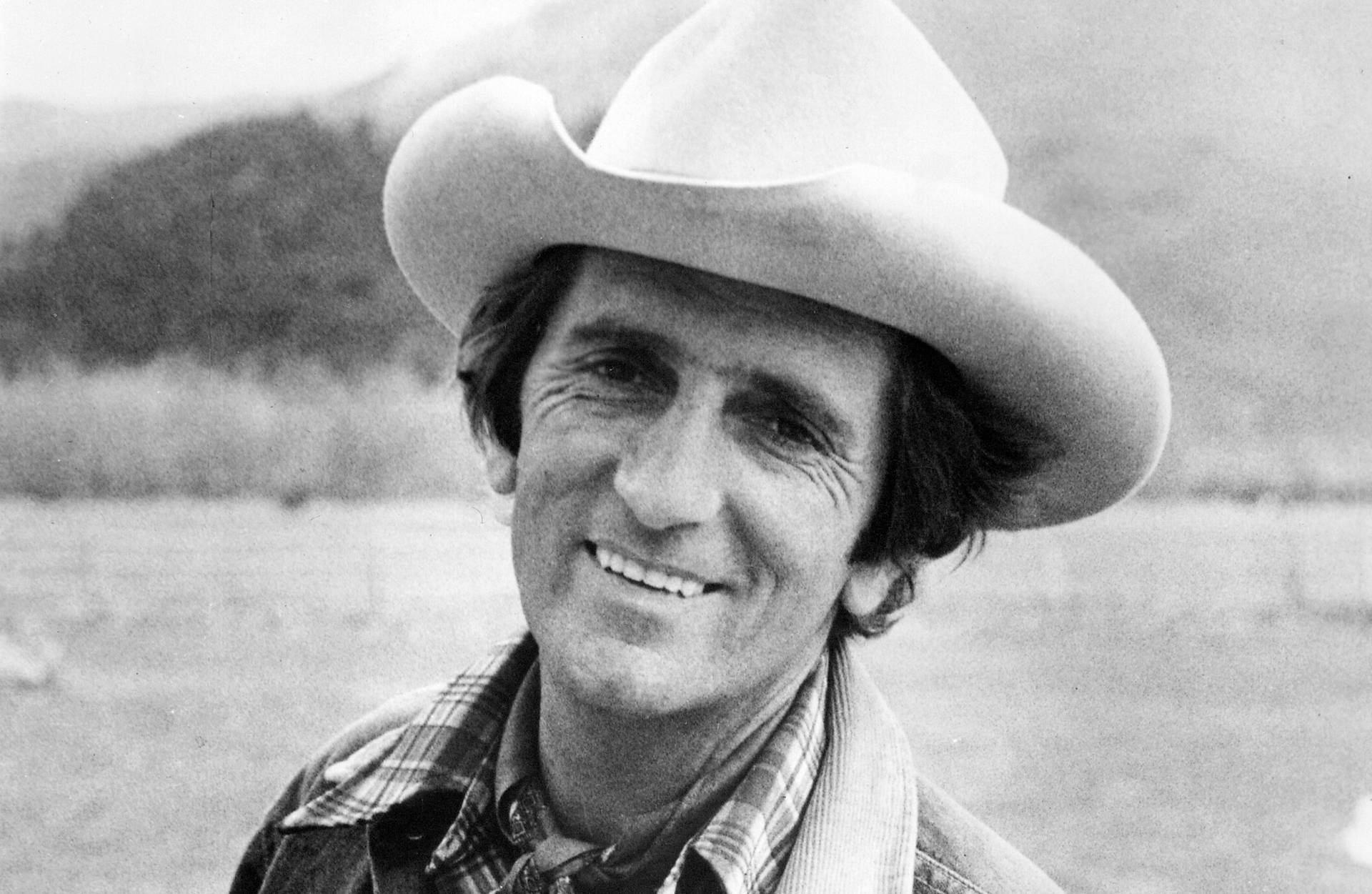 Harry Dean Stanton Smiling Cowboy Photography Background