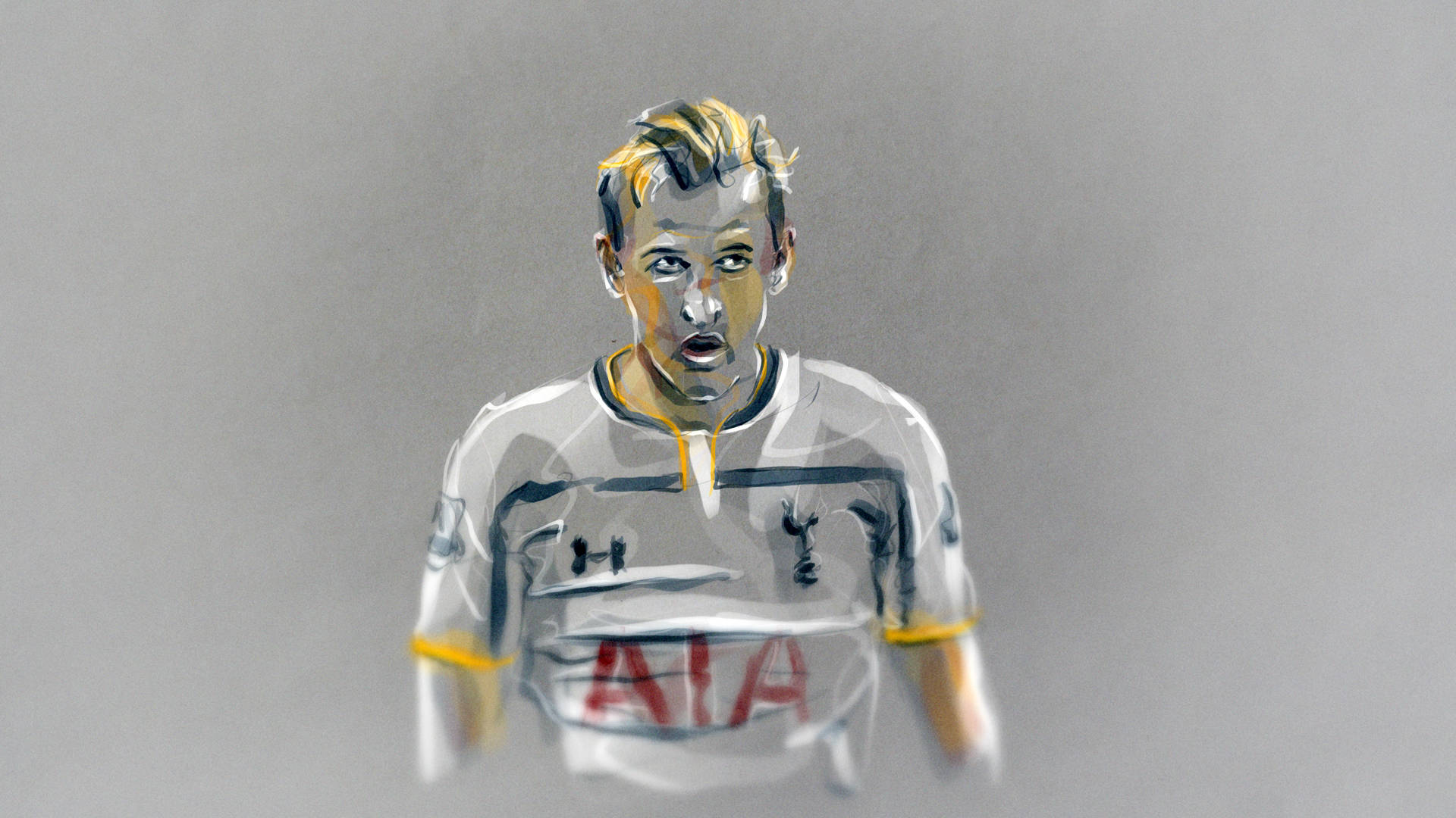 Harry Kane Graphic Drawing Background