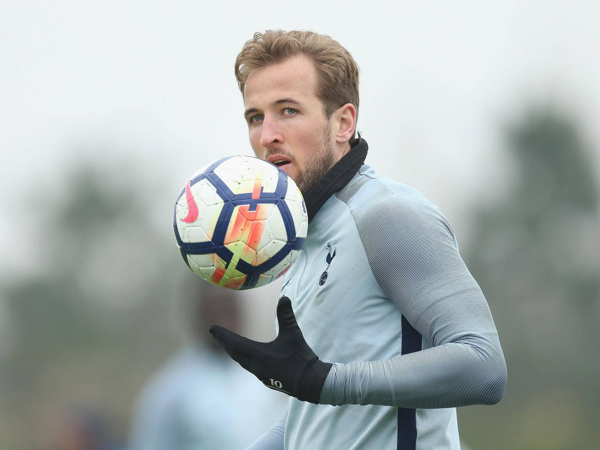 Harry Kane With Ball Background