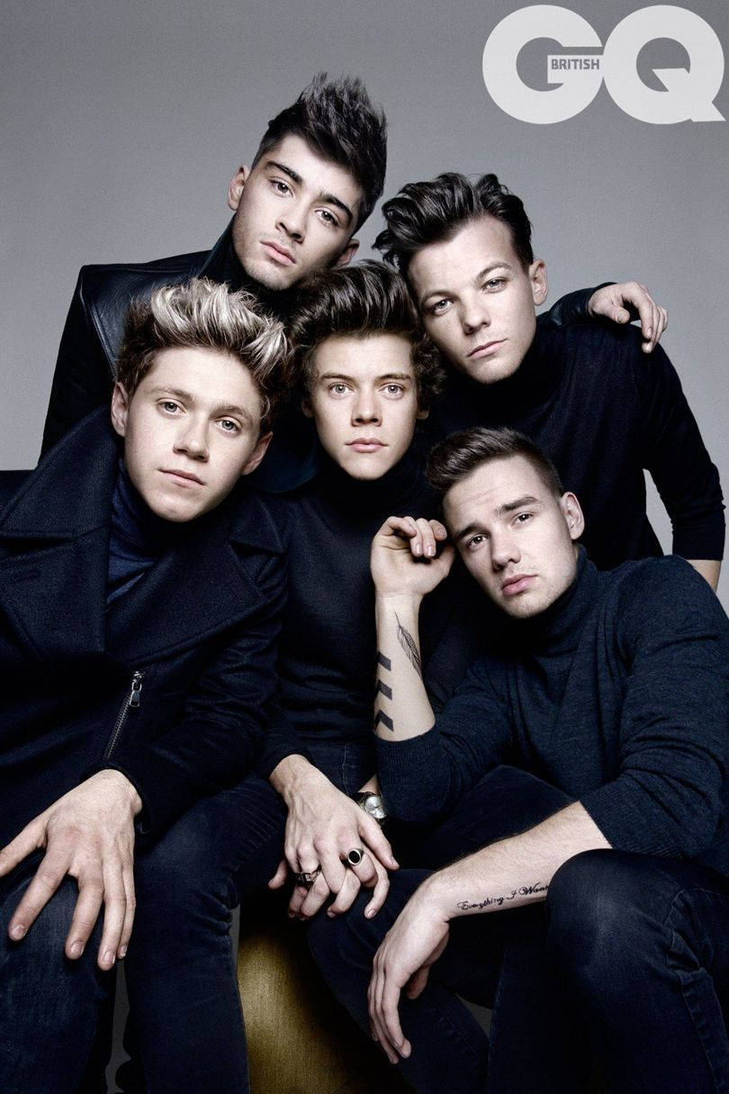 Harry, Louis, Niall, Liam, And Zayn From The British Boy-band One Direction Strike A Pose For Gq Magazine.