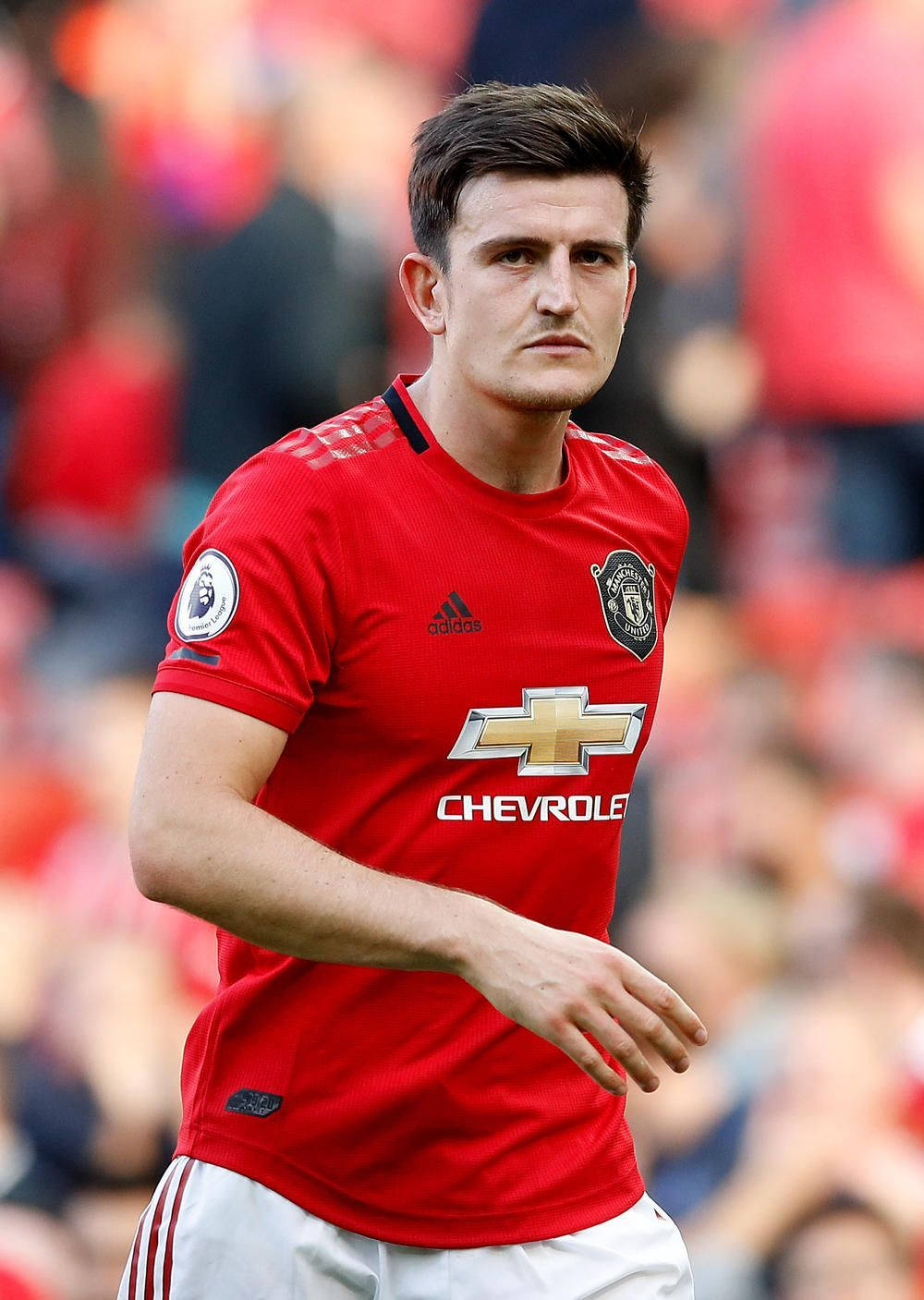 Harry Maguire Walks Towards The Right Background