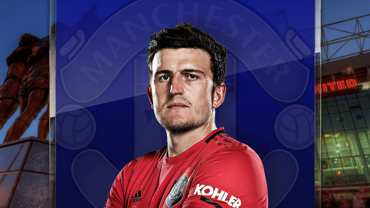 Harry Maguire With His Arms Crossed Background