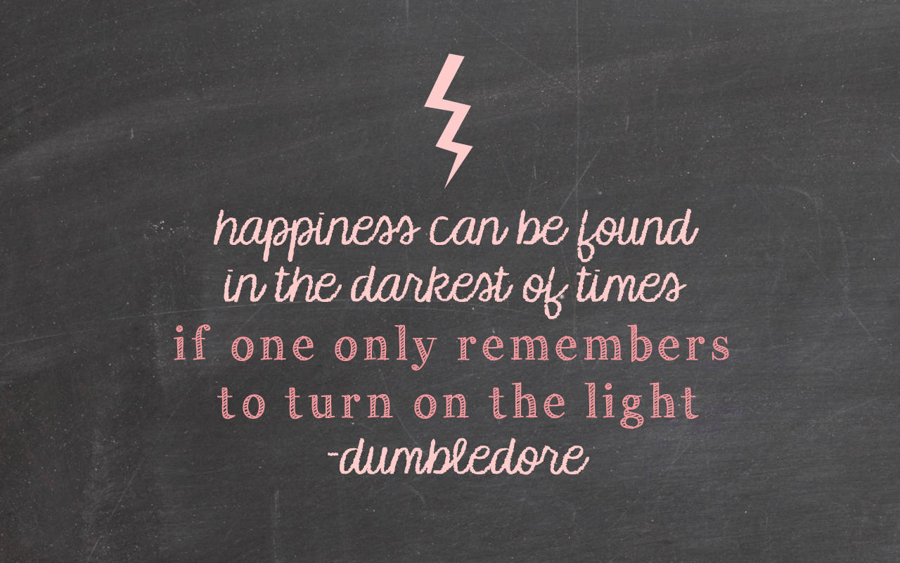 Harry Potter Aesthetic Dumbledore Quote Background