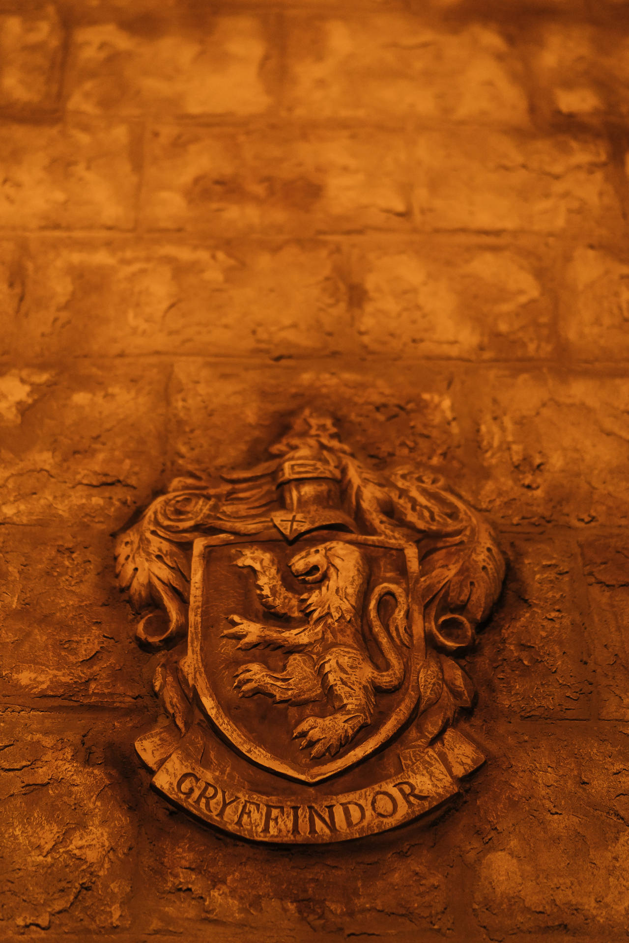 Harry Potter Aesthetic Gryffindor Logo Background