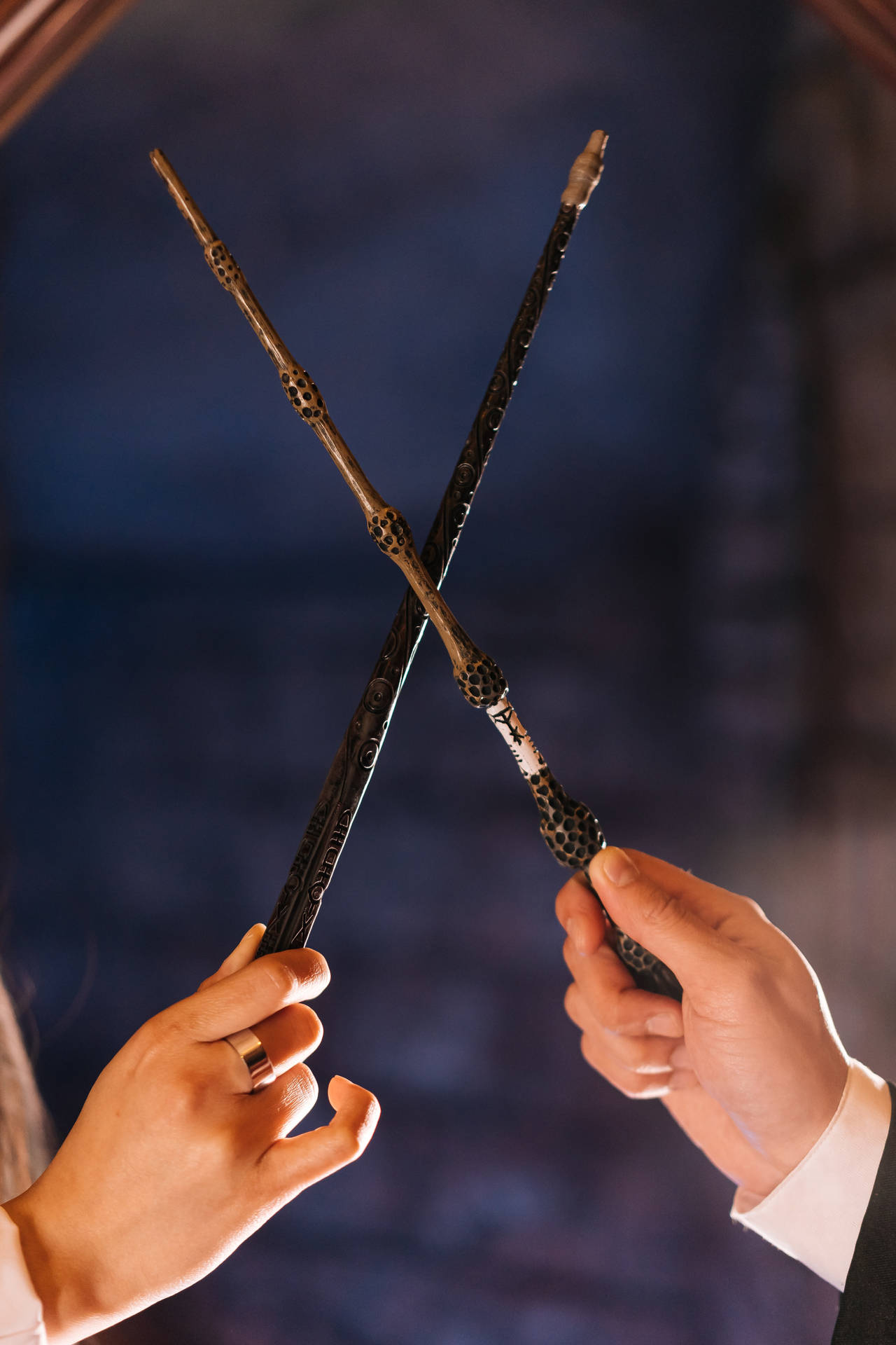 Harry Potter Aesthetic Magic Wands Background
