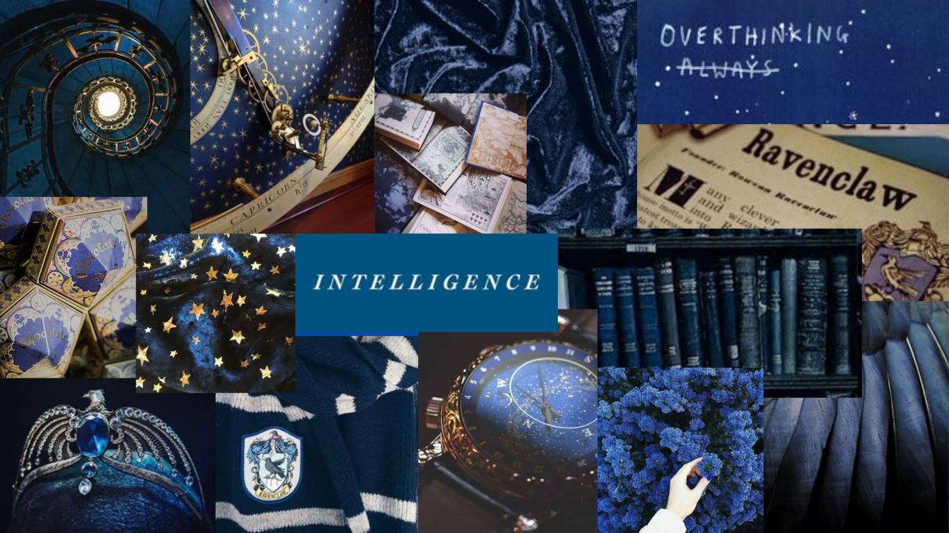 Harry Potter Aesthetic Ravenclaw Collage Background
