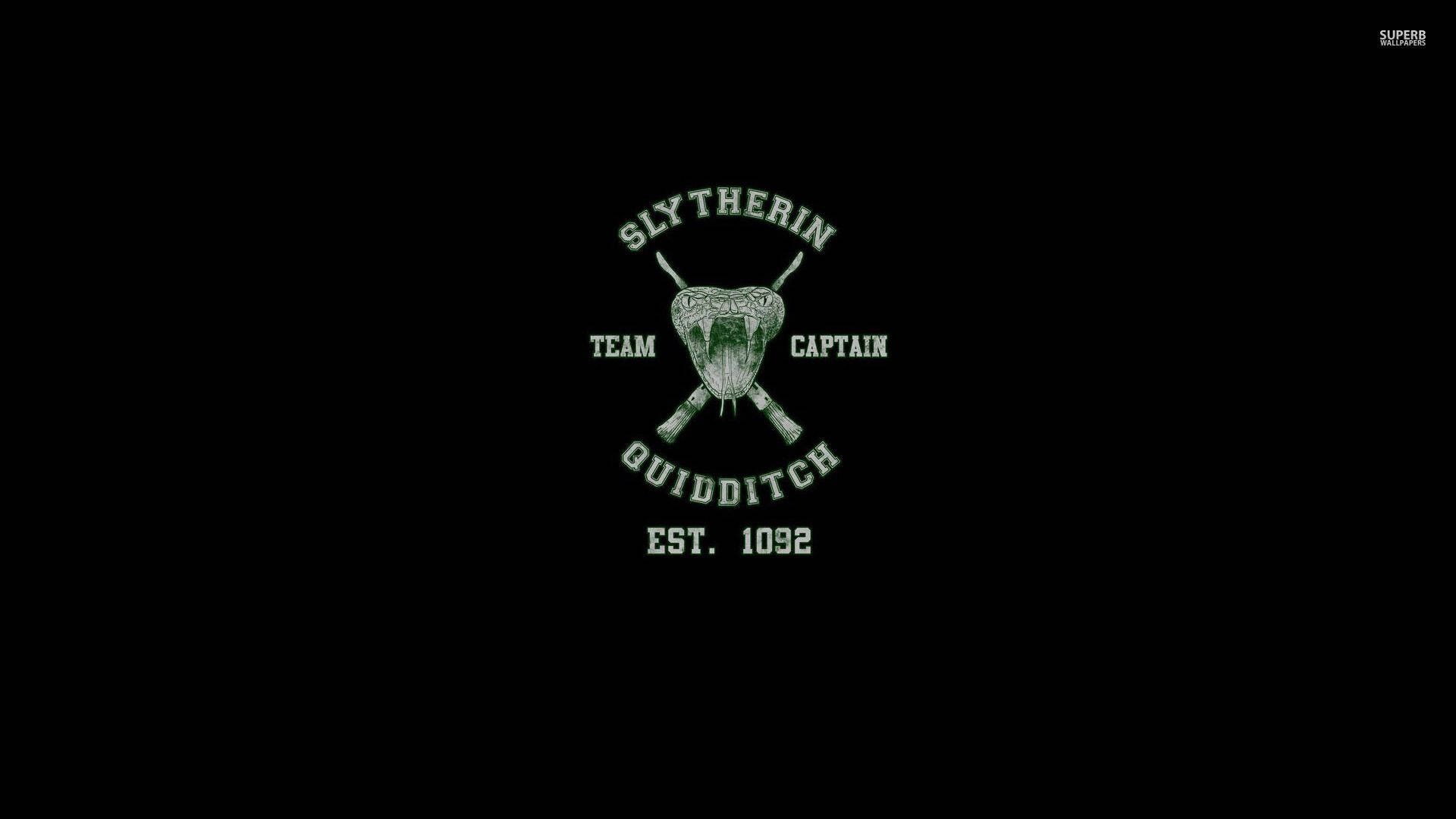 Harry Potter Aesthetic Slytherin Logo Background