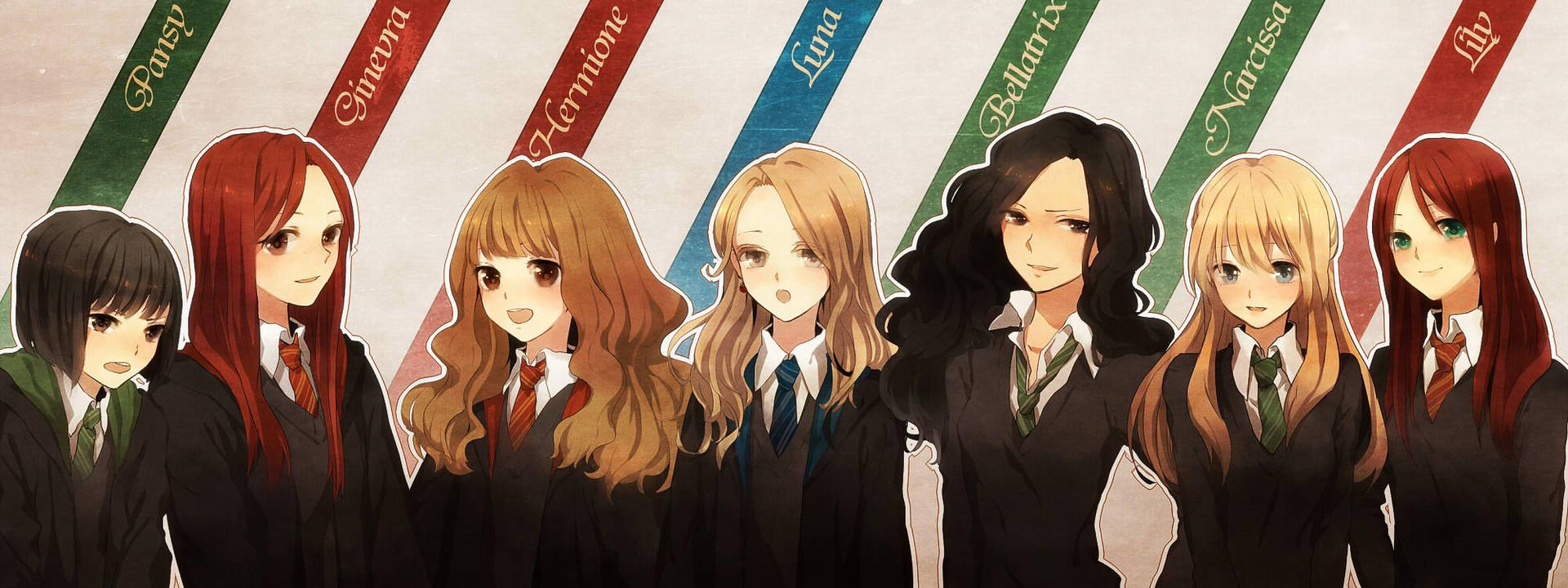 Harry Potter Anime Female Characters