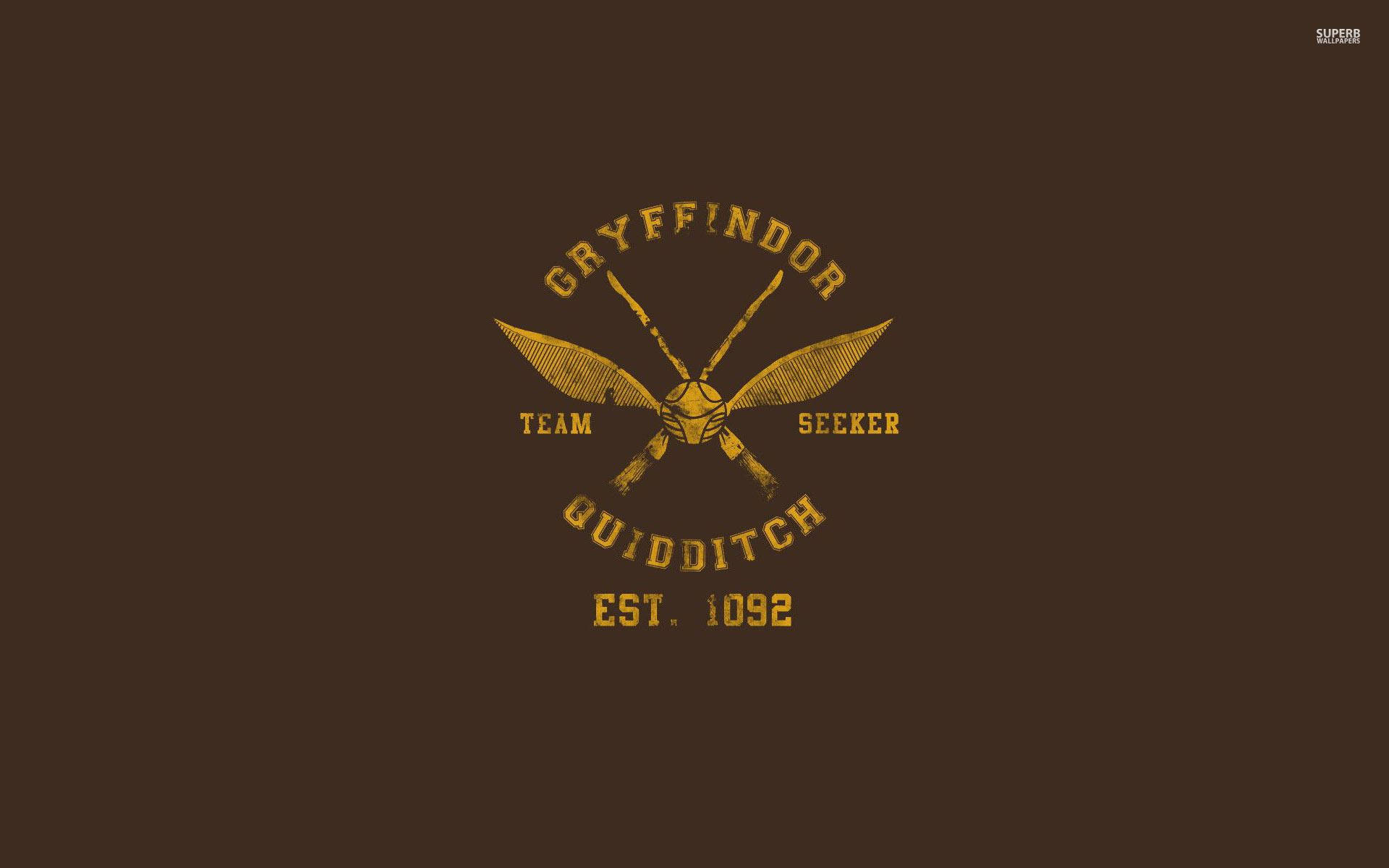 Harry Potter Gryffindor Quidditch Logo Background