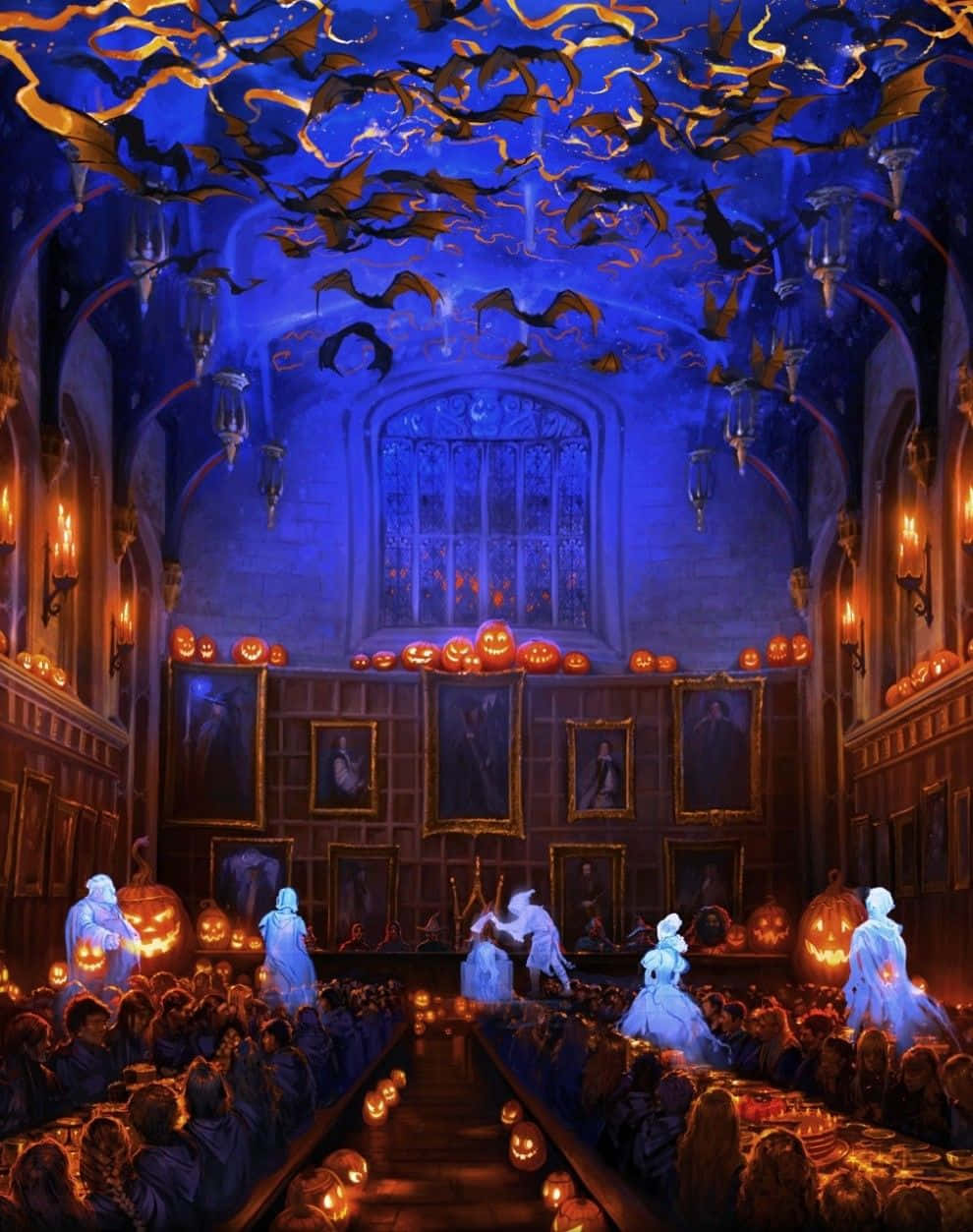 Harry Potter Halloween Cool Art Background