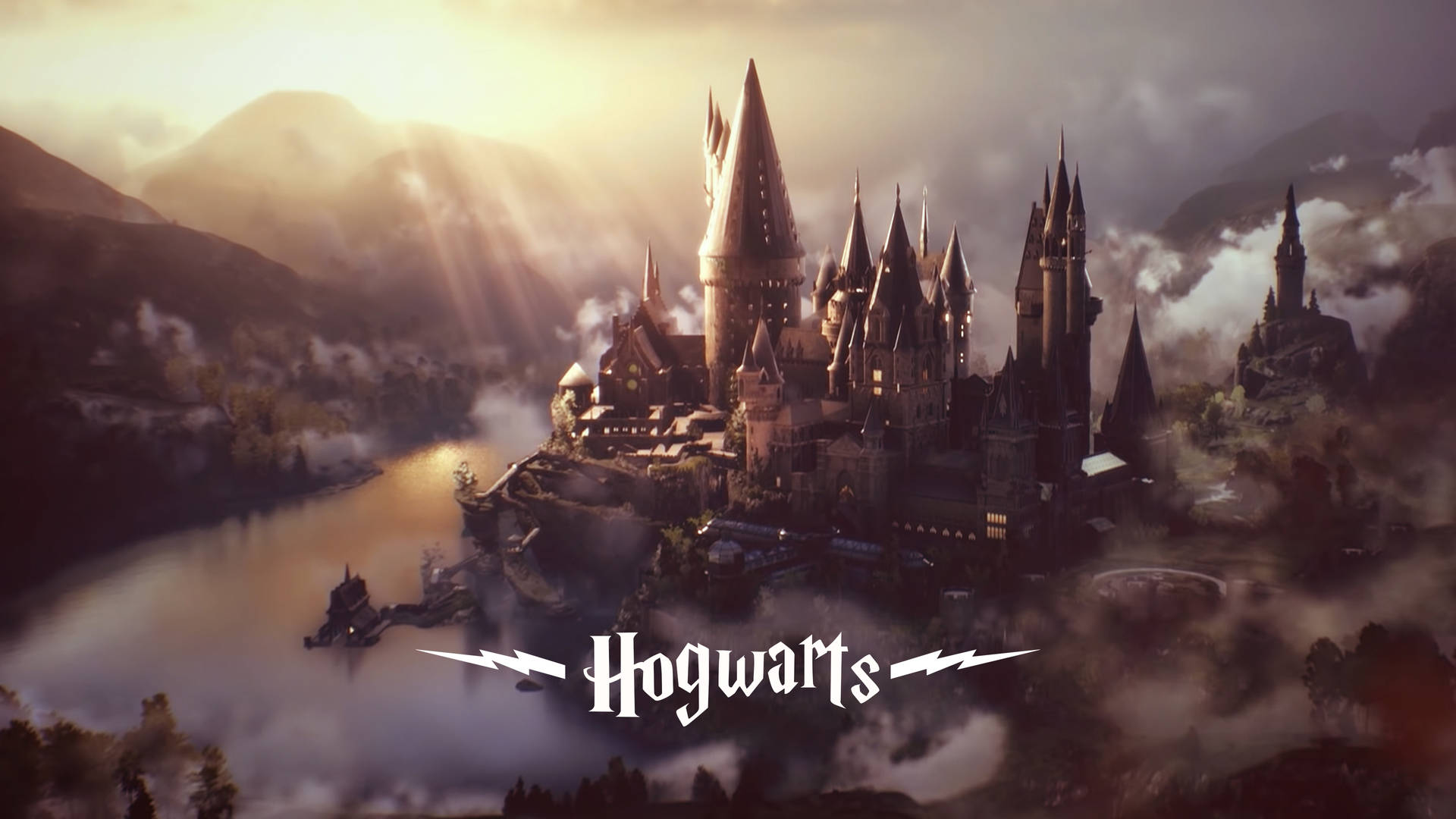 Harry Potter Hogwarts Castle Aesthetic Background