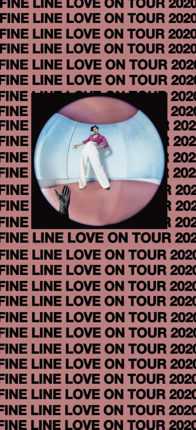 Harry Styles Fine Line Tour Promotional Poster Background