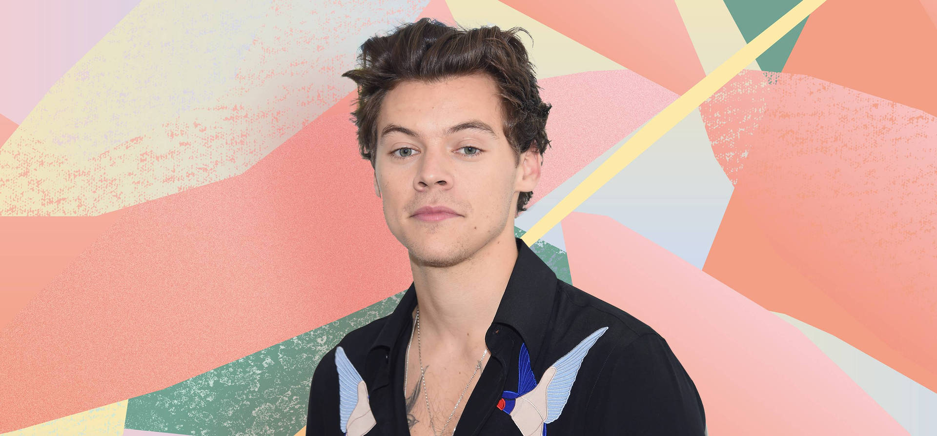 Harry Styles Pastel Background Background